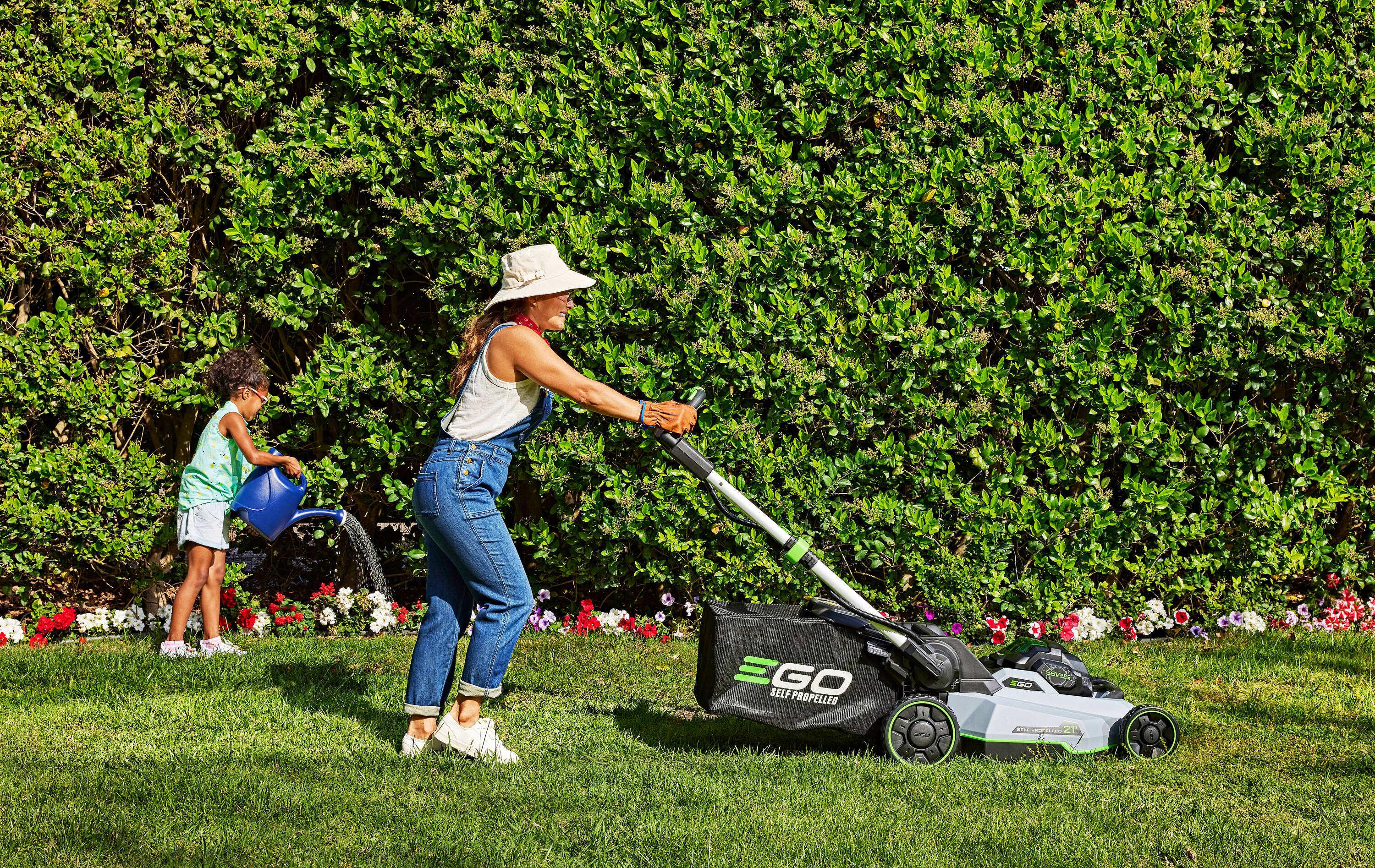 EGO Power+ LM2114SP 21 Cordless Self-Propelled Lawn Mower with 6.0Ah  Battery and 320W Charger : Patio, Lawn & Garden 
