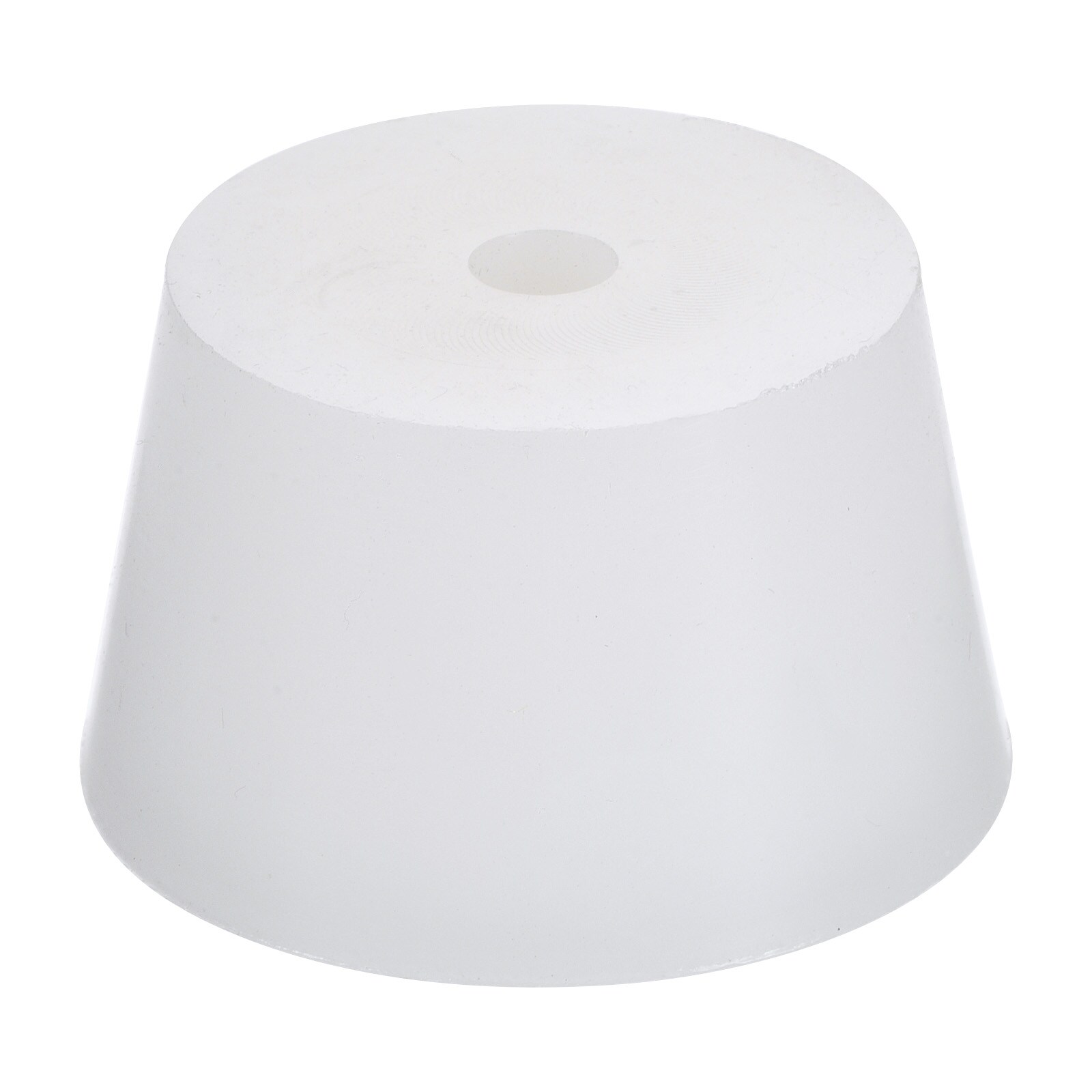 Unique Bargains - Silicone Rubber Tapered Plug 44mm to 55mm with Hole White for Powder Coating Pa...