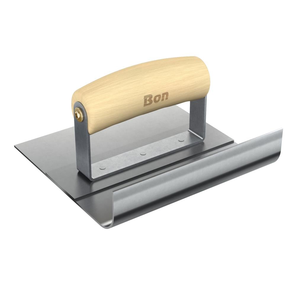 Bon Tool 82-787 6-in x 1.5-in Stainless Steel Concrete Edger with 0.75-in Radius
