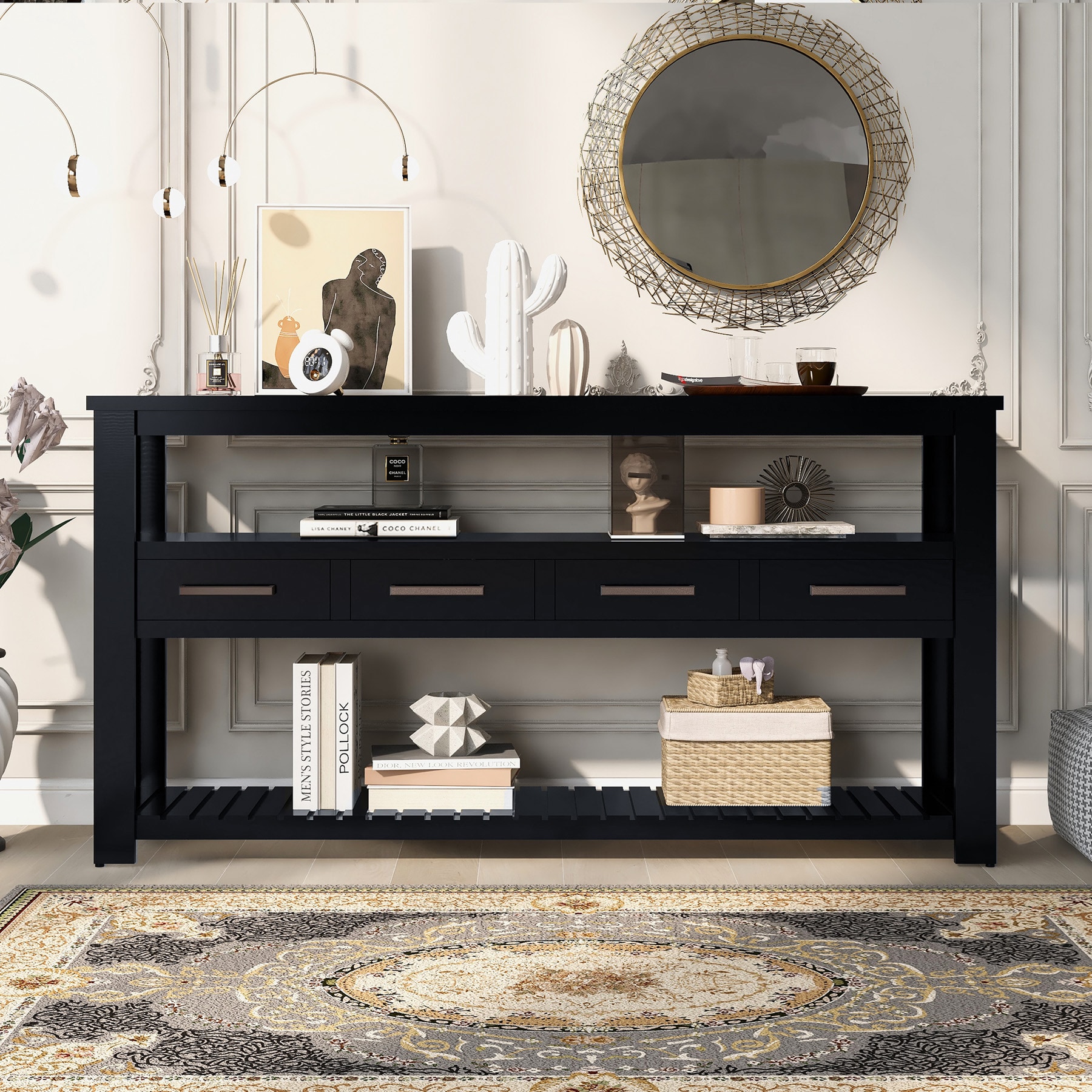 ModernLuxe L-WF298909AAB Console-Sofa-Tables - View #2