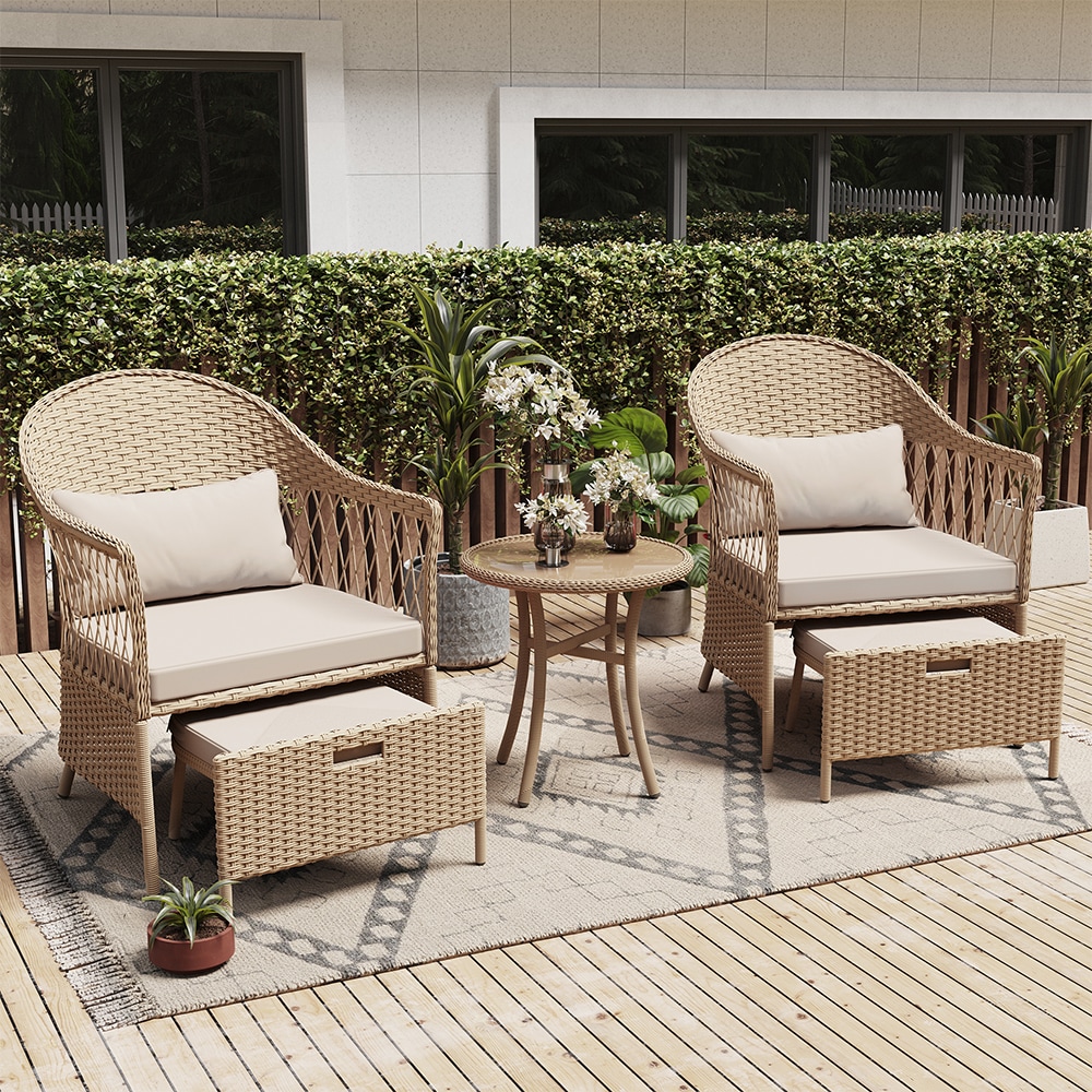 UPHA TBLH5JT-BEIGE Patio-Conversation-Sets - View #8