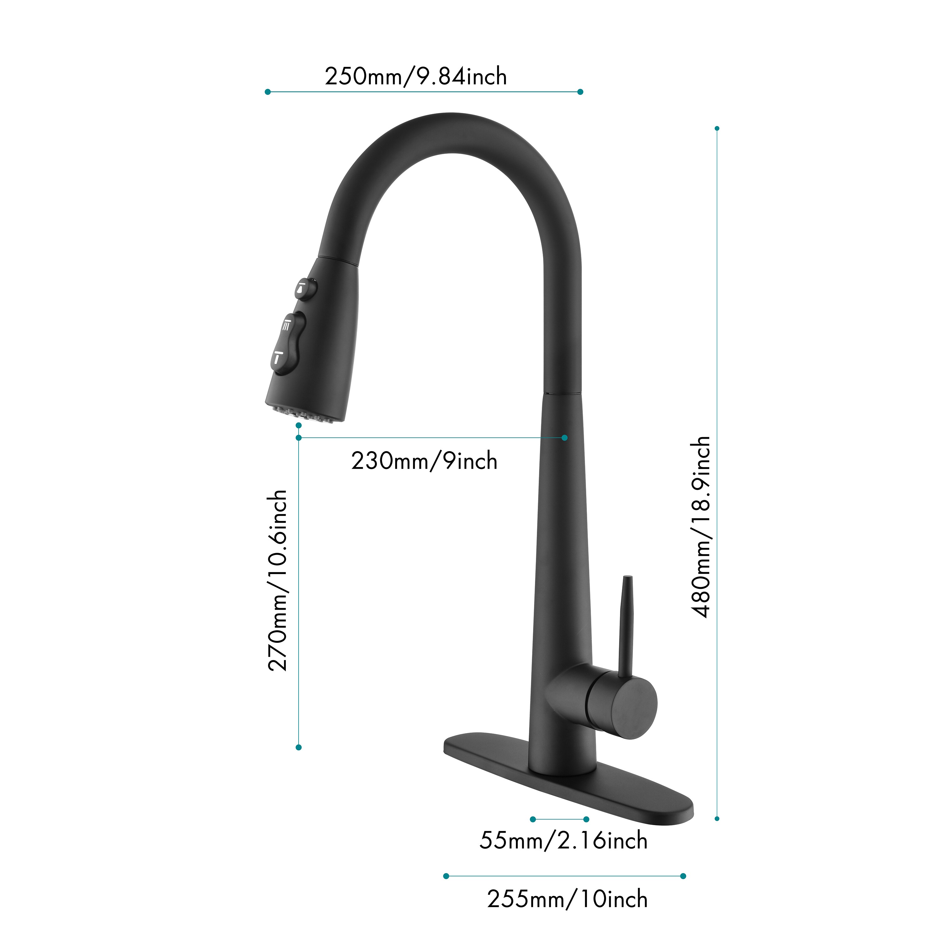 Clihome TC-013BN-KF Kitchen-Faucets - View #11
