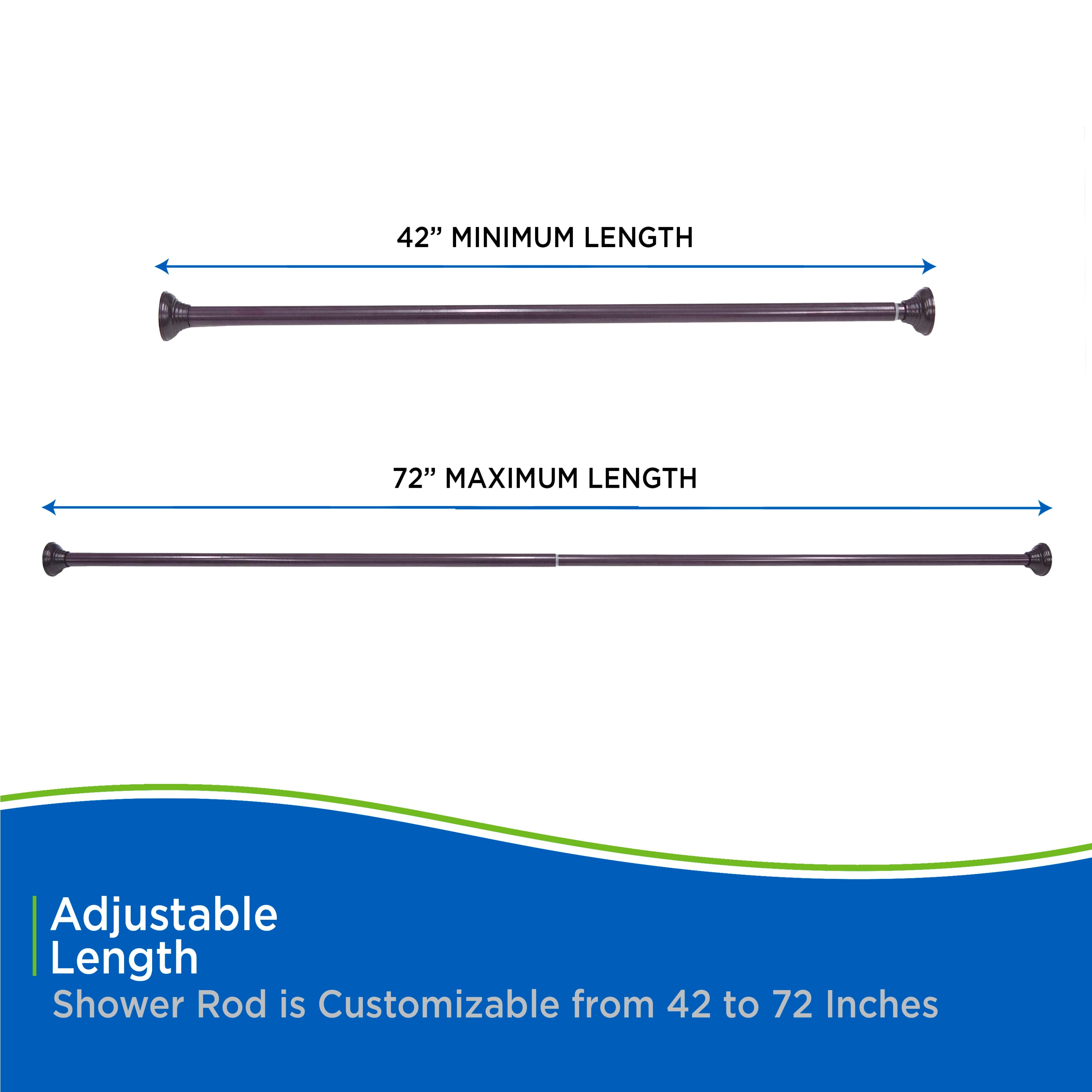 Kenney KN912C/35HUS Shower-Rods - View #4