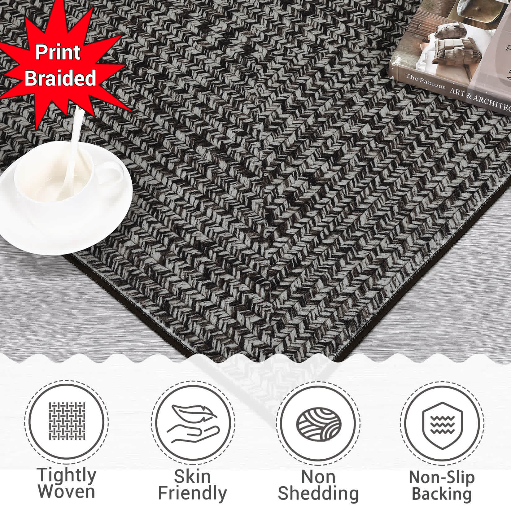 WhizMax SUNNY-PHO-16JH1BPW rugs - View #4