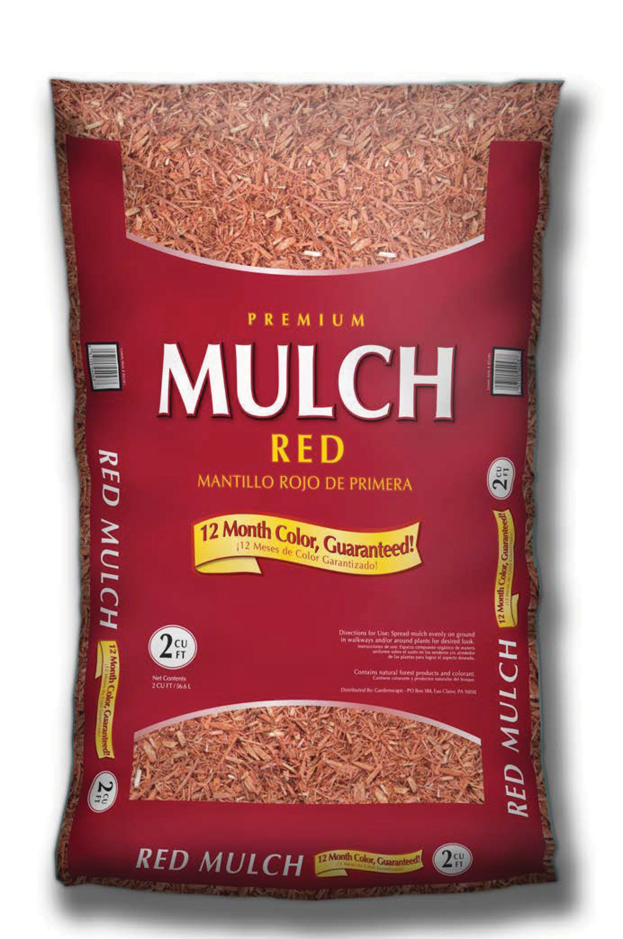 Premium 2cu ft Red Hardwood Mulch at