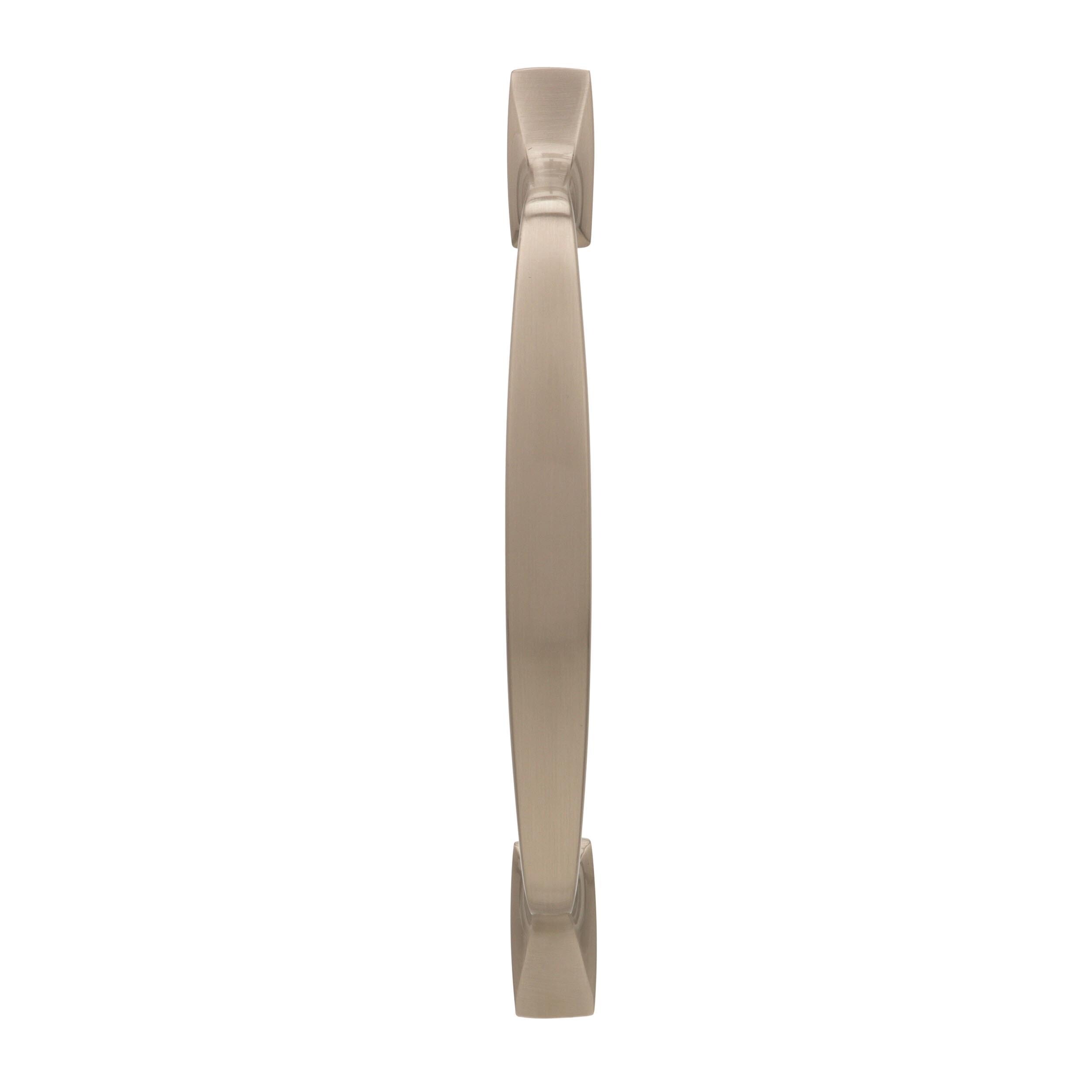 Satin Nickel Brushed Cabinet Drawer Pull with Mounting Hardware