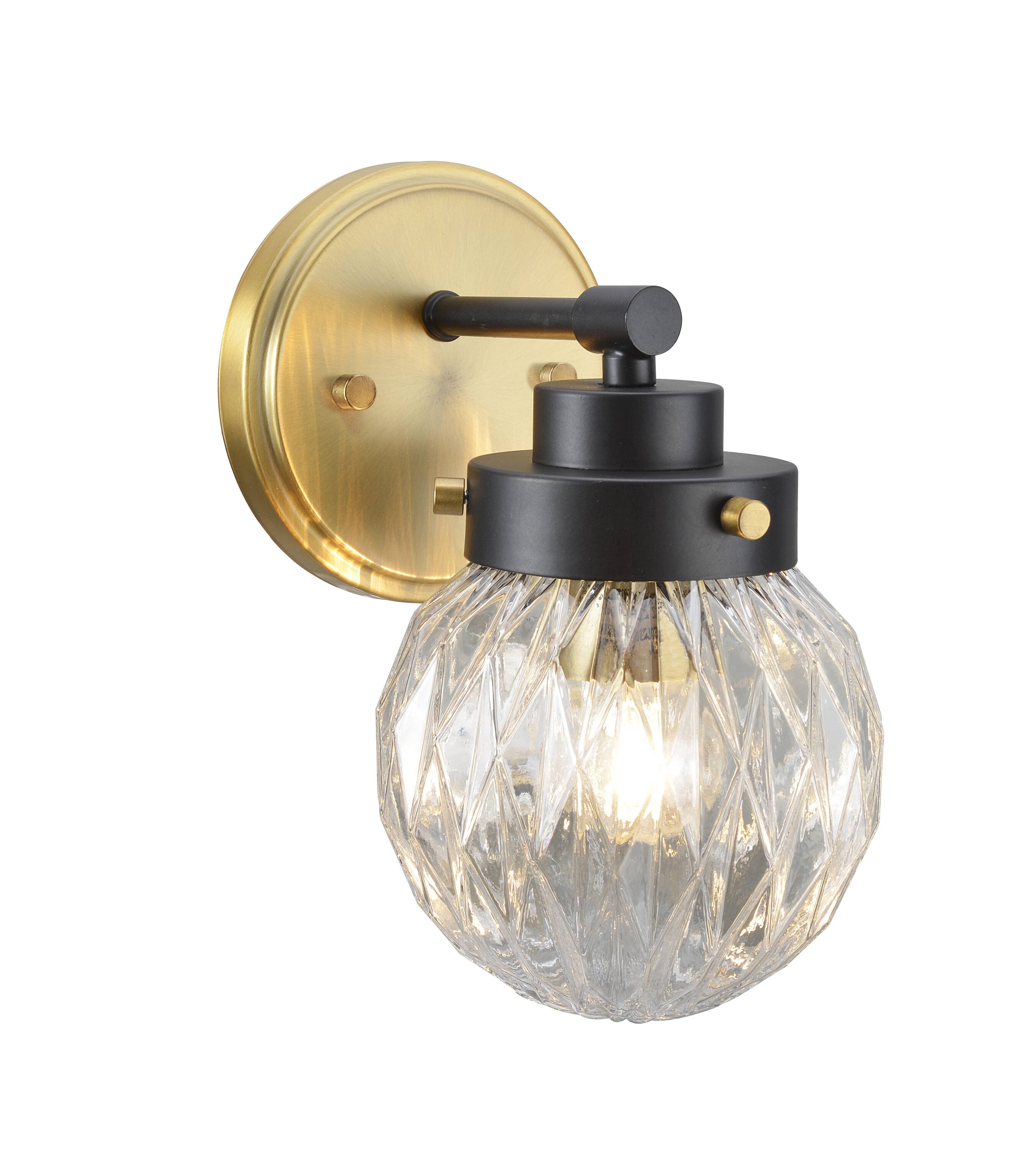 Aspen Creative Corporation 62275 5.25-in 1 -Light Gold Transitional Vanity light