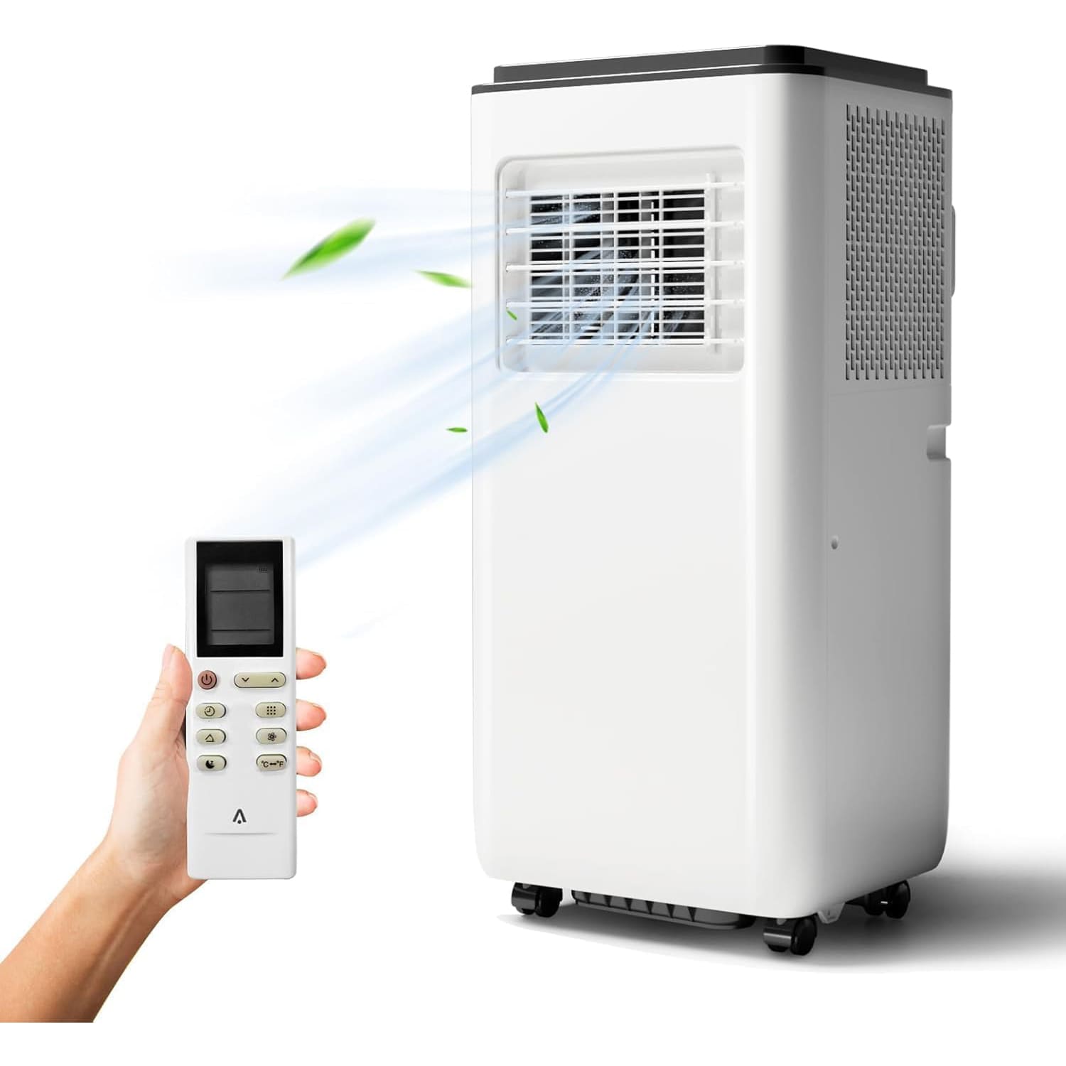 Idealhouse 8000 BTU 3-In-1 Portable Air Conditioner With Remote Digital Display AC Unit Covers 200 Sq Ft White For Bedroom Use #H3502SVAS3TH