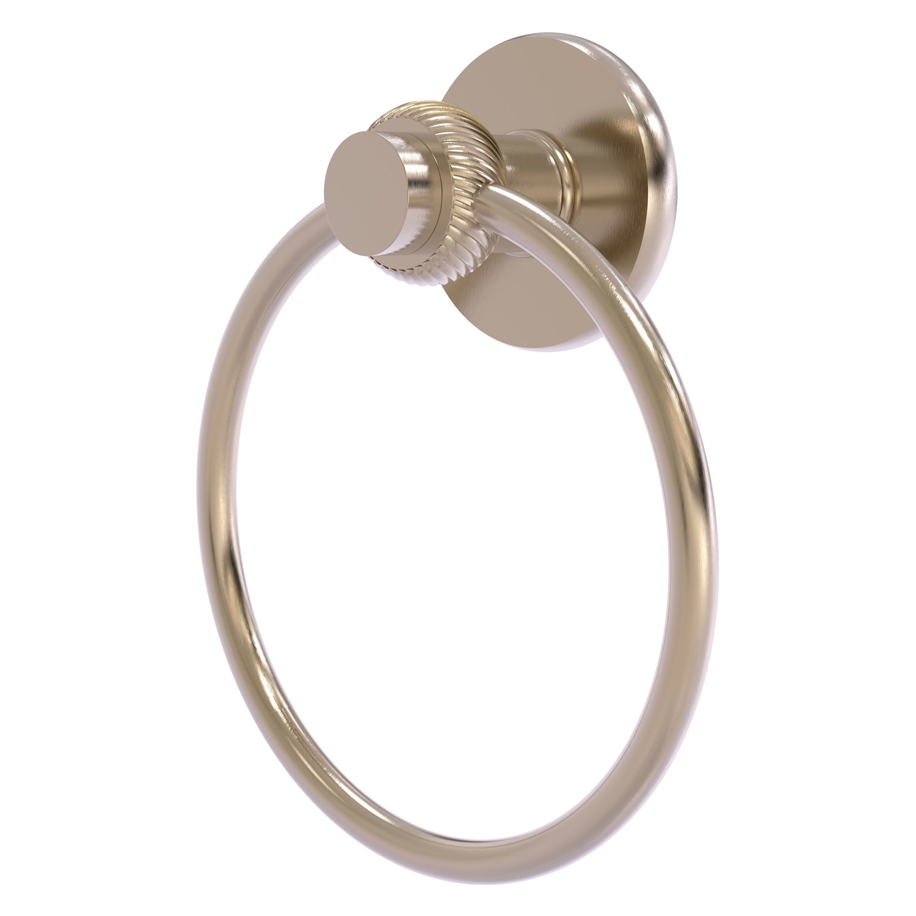 Allied Brass 916T-PEW Mercury Antique Pewter Wall mount Single Towel Ring