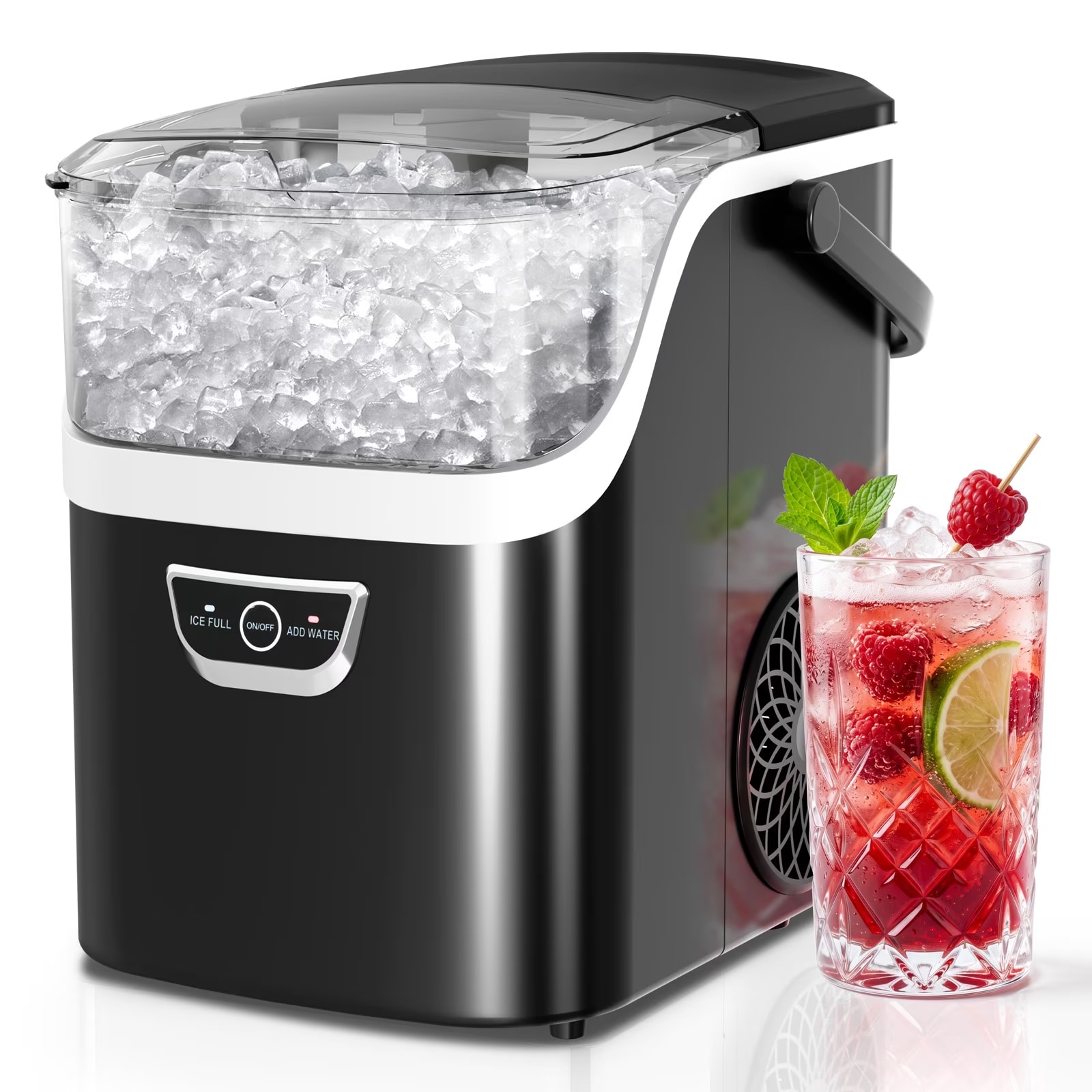 Antarctic Star LSAS-HZ-N002 35-lb Ice Per day Black Nugget Ice Maker