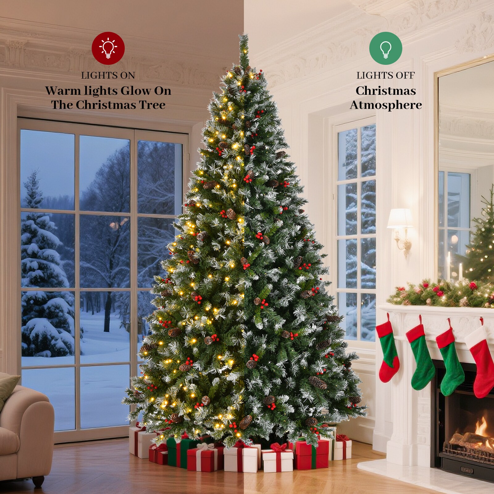 AAZJ NBC-CM64208UL Artificial-Christmas-Trees - View #5