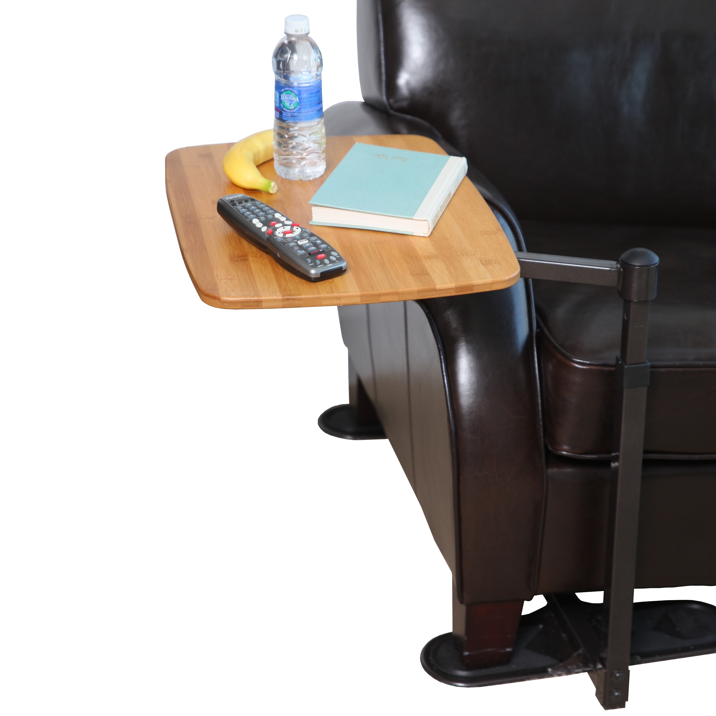 Able Life Universal Swivel TV Tray Table, Galaxy Brown