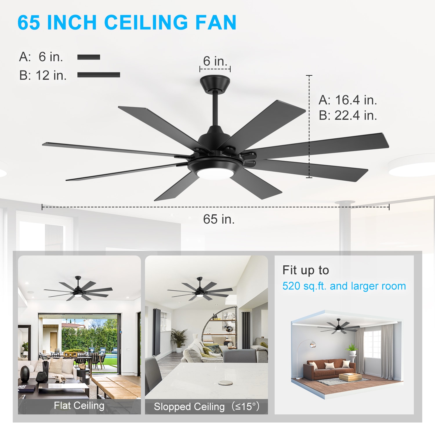 Breezary 23003-SN Ceiling-Fans - View #14