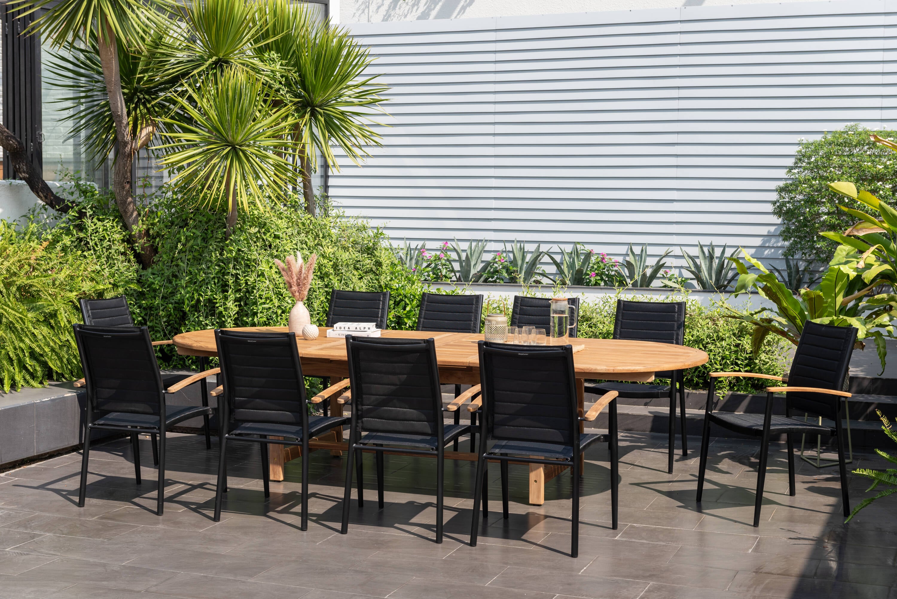Amazonia LWSDIANDLX10PORTSBK Patio-Dining-Sets - View #2