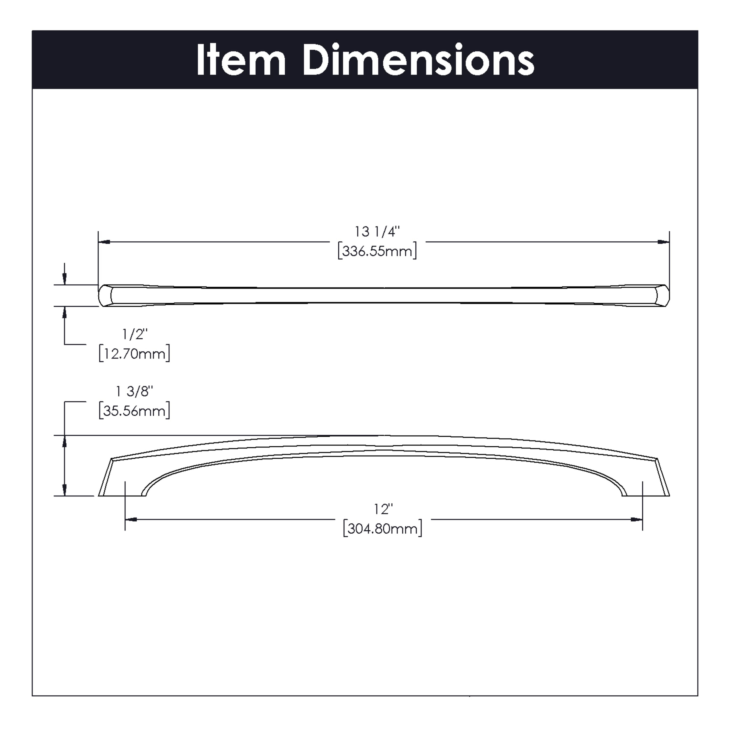 Hickory Hardware P3374-14 Cabinet-Pulls - View #4