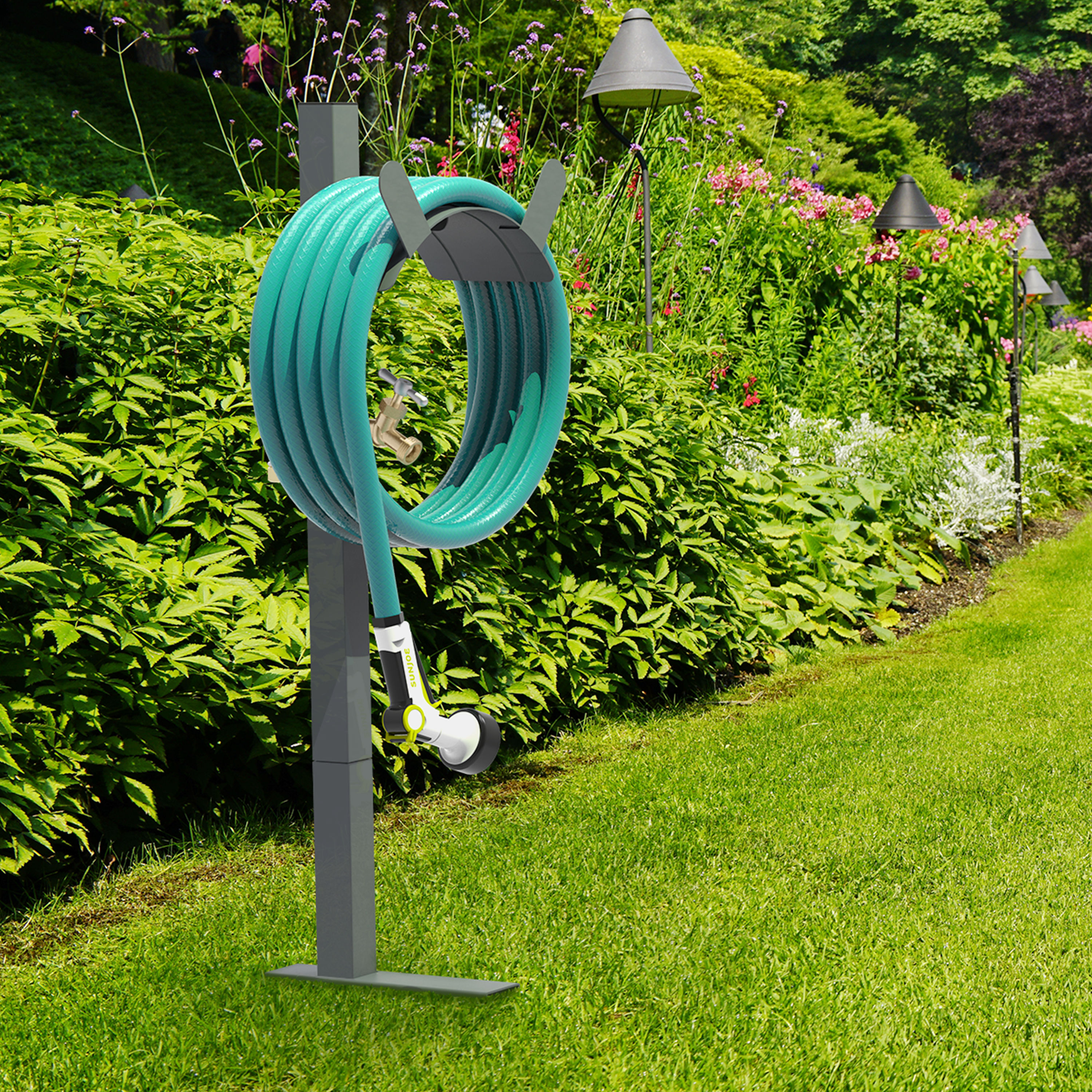  Garden Hose Reels - Freestanding / Garden Hose Reels / Garden  Hose Connectors & : Patio, Lawn & Garden