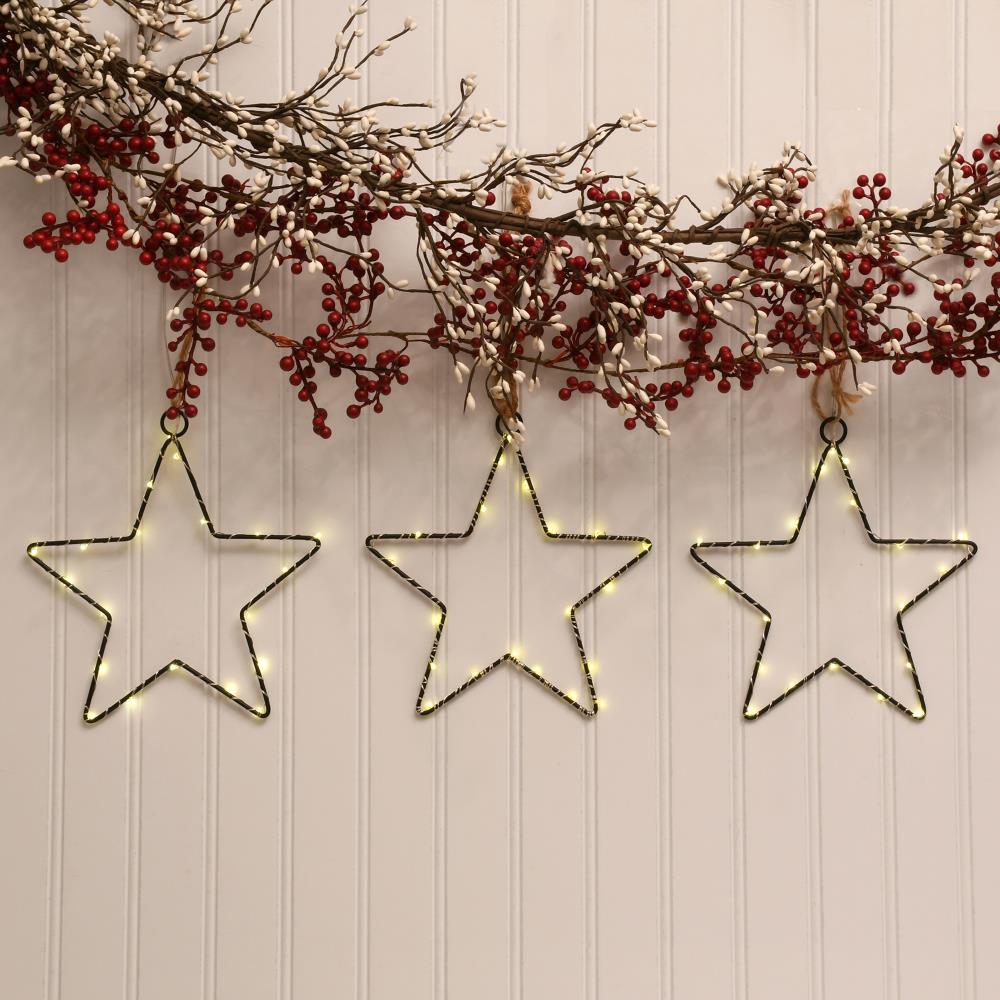 battery operated hanging christmas star