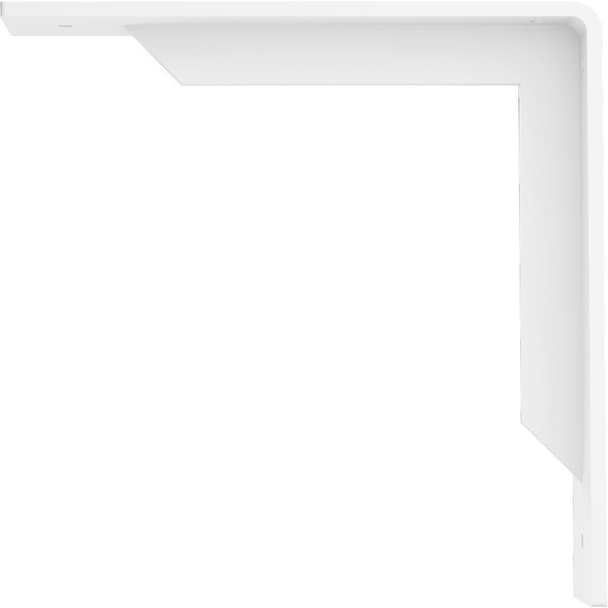 Ekena Millwork BKTM02X10X10STPWH Mending-Plates-Brackets-Braces - View #4