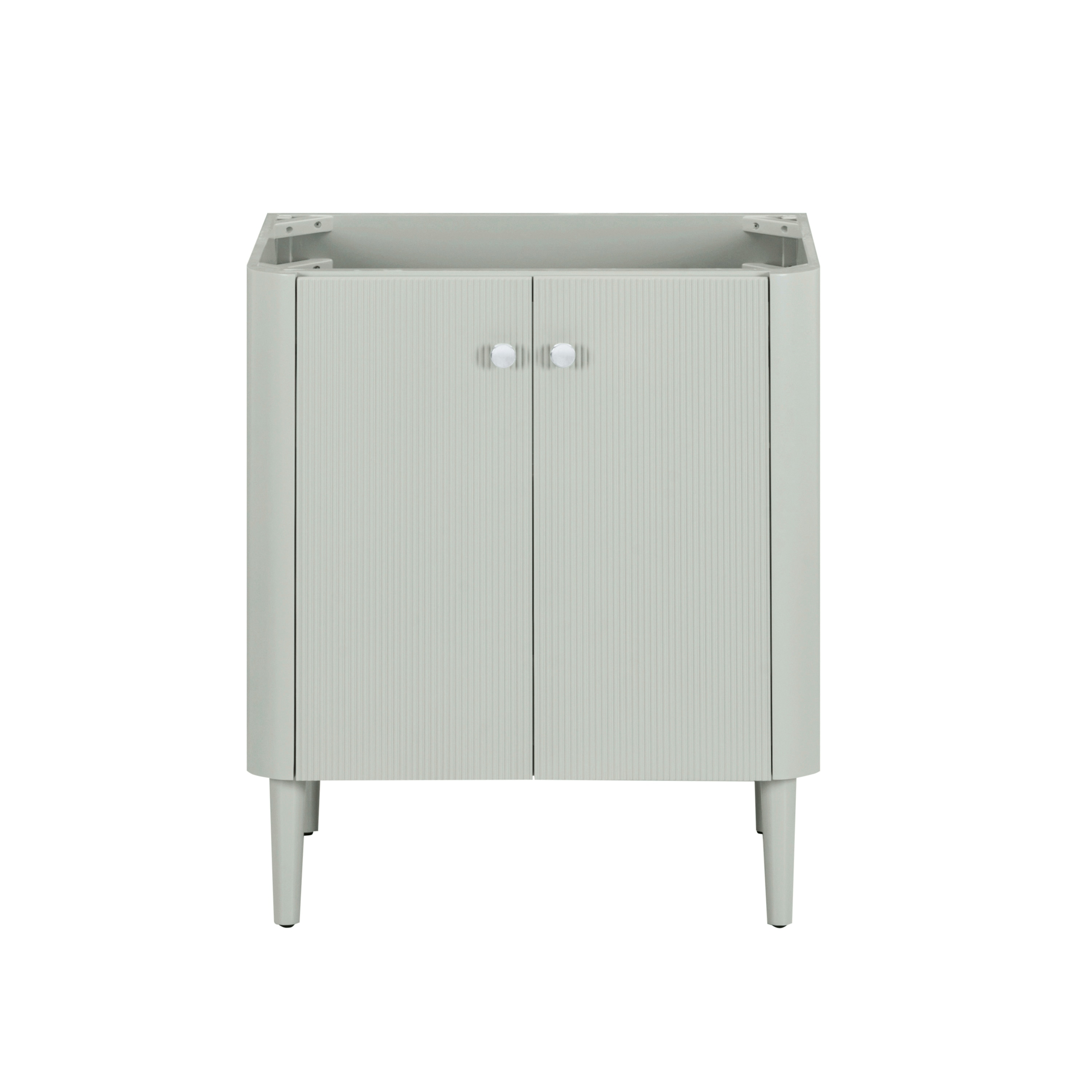 Haley 30-in Soft Sage Floating Bathroom Vanity Base Cabinet without Top