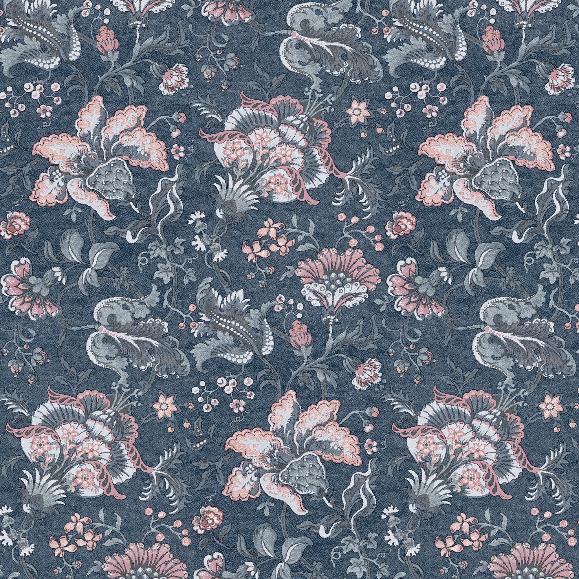 Laura Ashley Timeless Elegance 56-sq ft Dark Seaspray Non-woven Textured  Floral Unpasted Wallpaper in the Wallpaper department at 