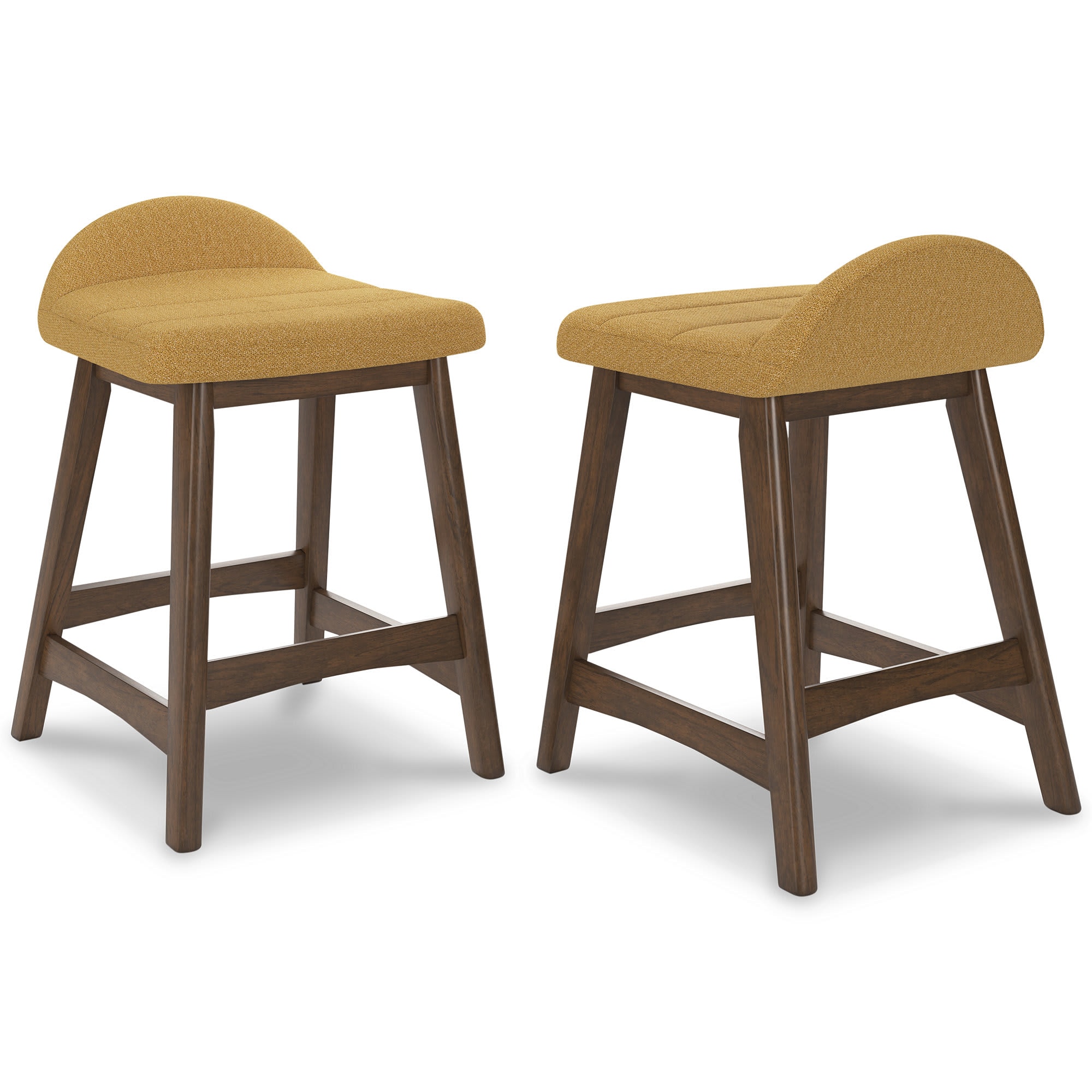 Signature Design by Ashley FD615-424 Lyncott Brown Counter Height Bar Stool Set of 2