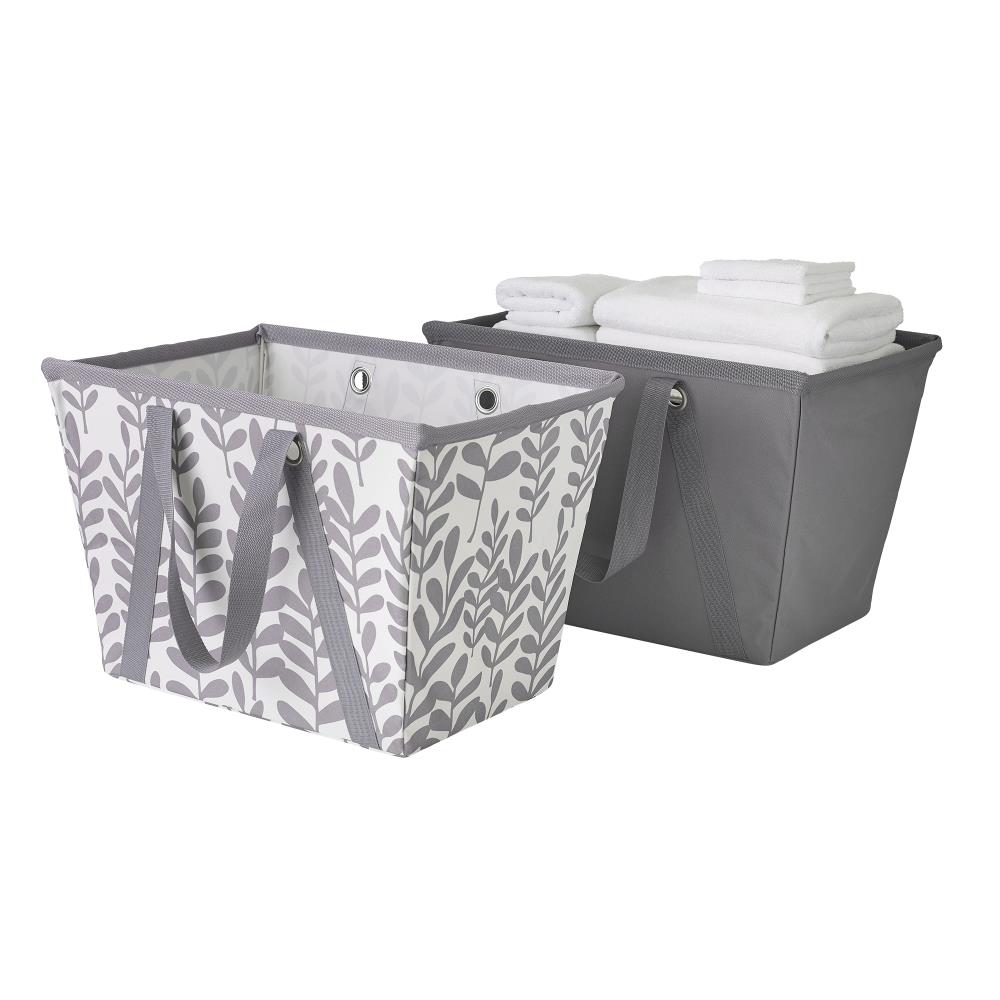 Grey Plastic Baskets with Handles for Bathroom, Laundry Room, Closet  Organization (4 Pack), PACK - Fred Meyer