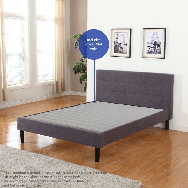 Glance 0 75 In Standard Mattress, Queen Bed Bunkie Board Dimensions