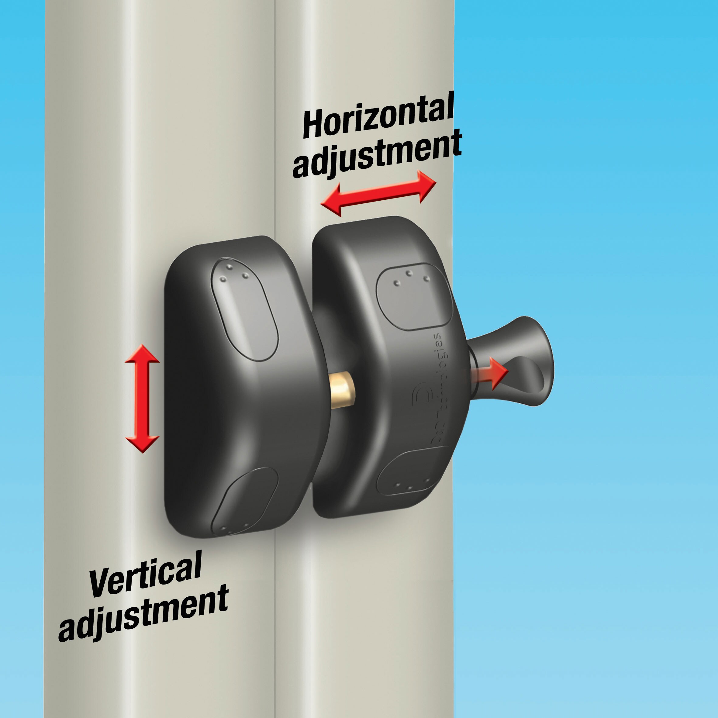 Spear 6-in Black Gate Latch