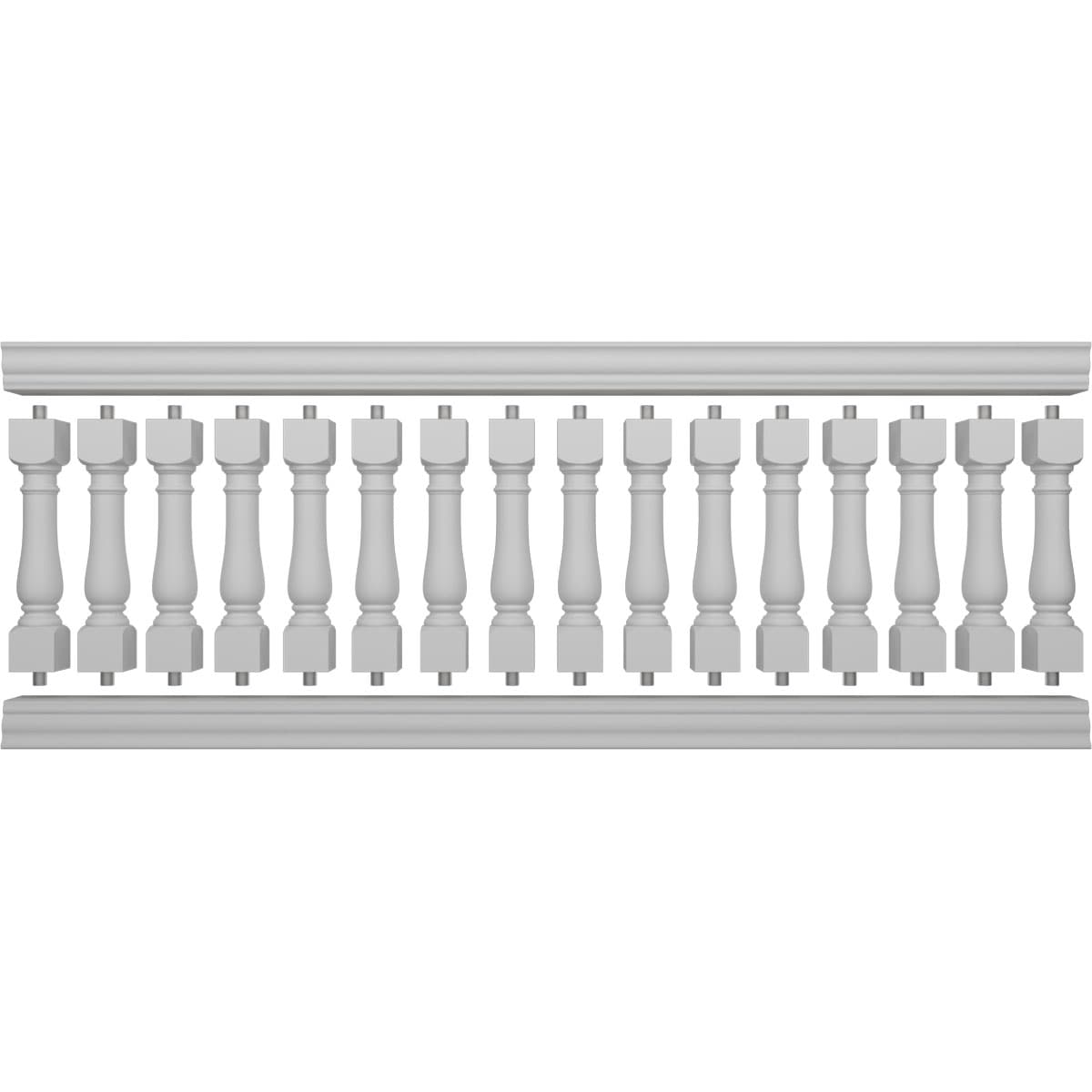 Ekena Millwork BALK42X120OXN railings - View #5