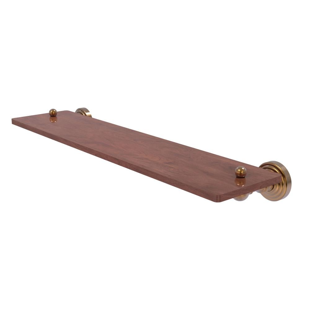 Allied Brass WP-1-22-IRW-BBR Waverly Place Brushed Bronze Wall mount Bathroom Shelf ( 22-in x 2.5-in x 5-in )