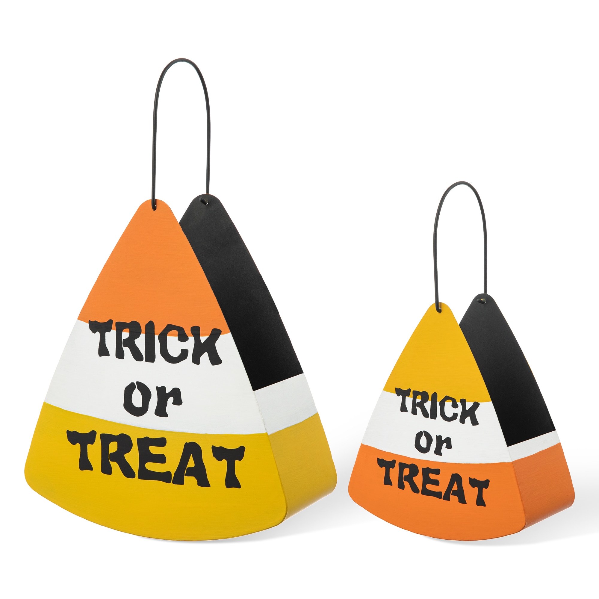 Glitzhome 2006200025 13.75-Inches Hanging Happy halloween Door decoration