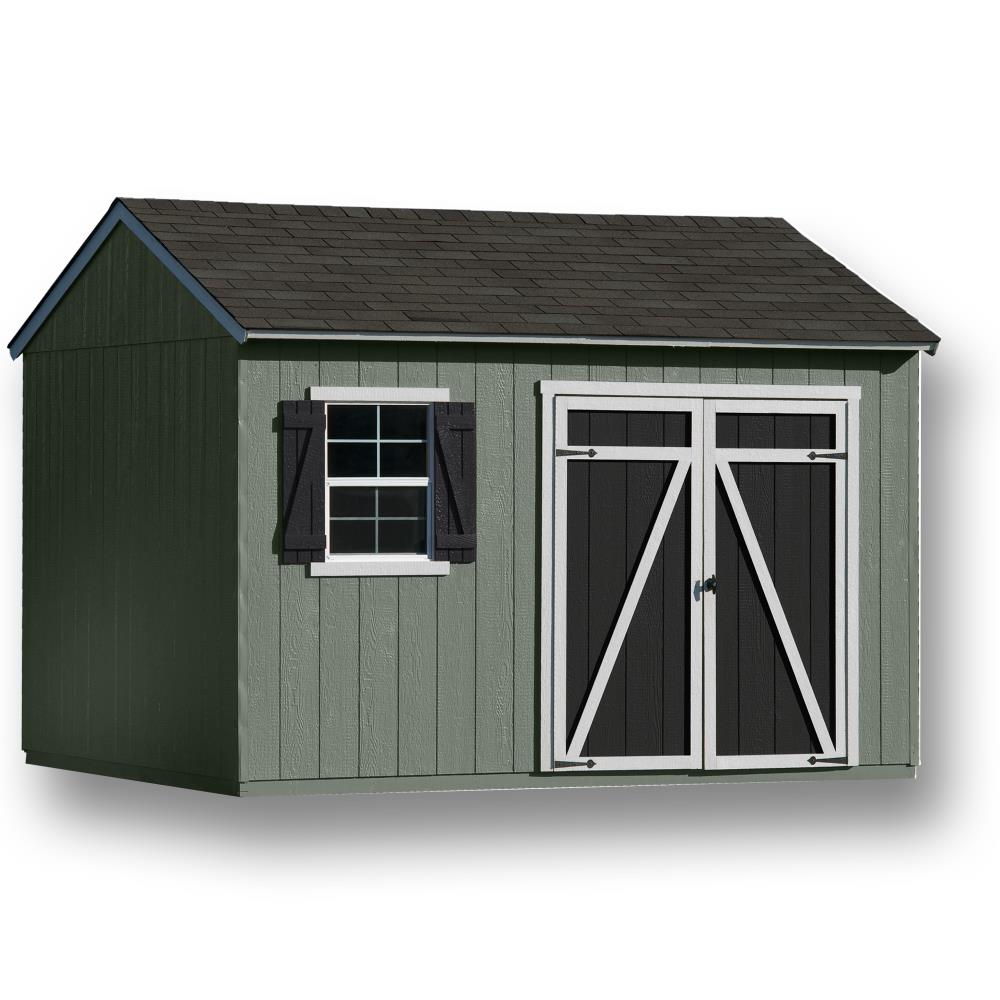 Heartland 12-ft x 10-ft Gentry Saltbox Engineered Wood Storage Shed ...