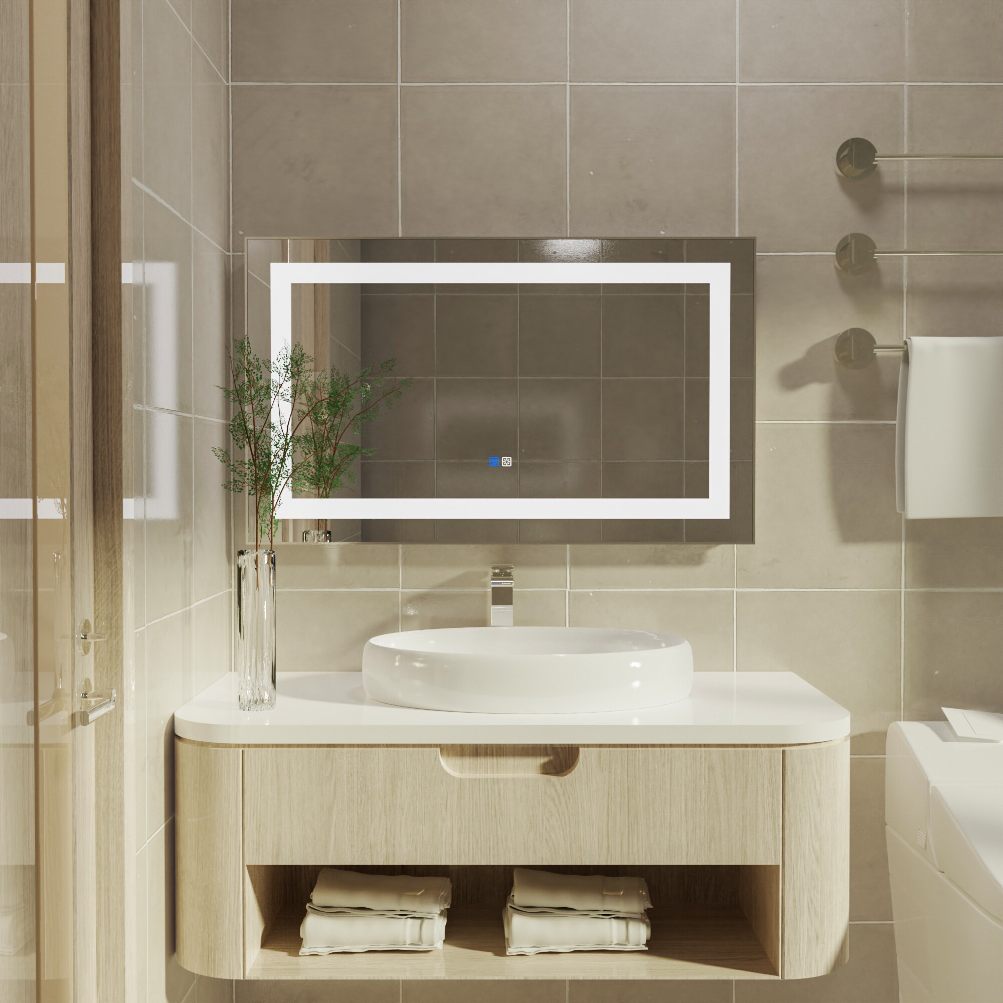 ExBrite DHBM24322LA Framed-Bath-Mirrors - View #8