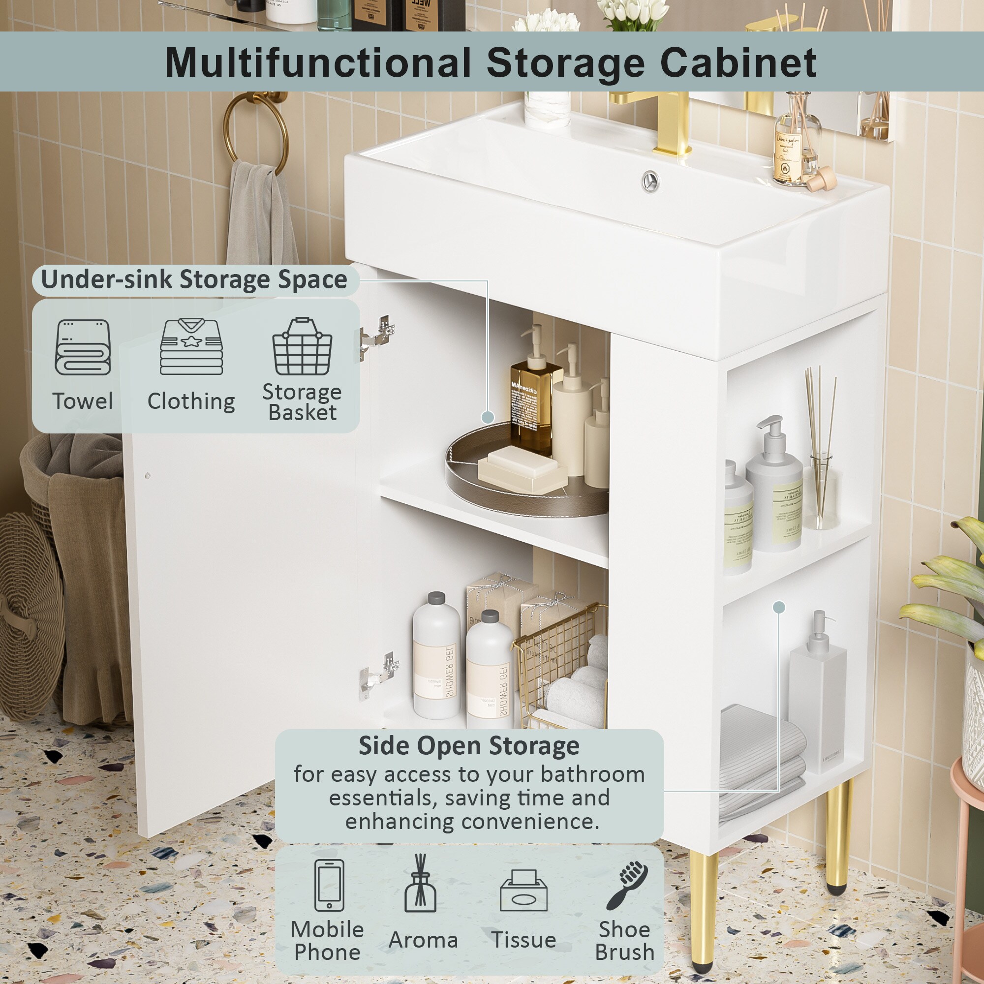GDFStudio 345496 Bath-Vanity-Combo - View #4