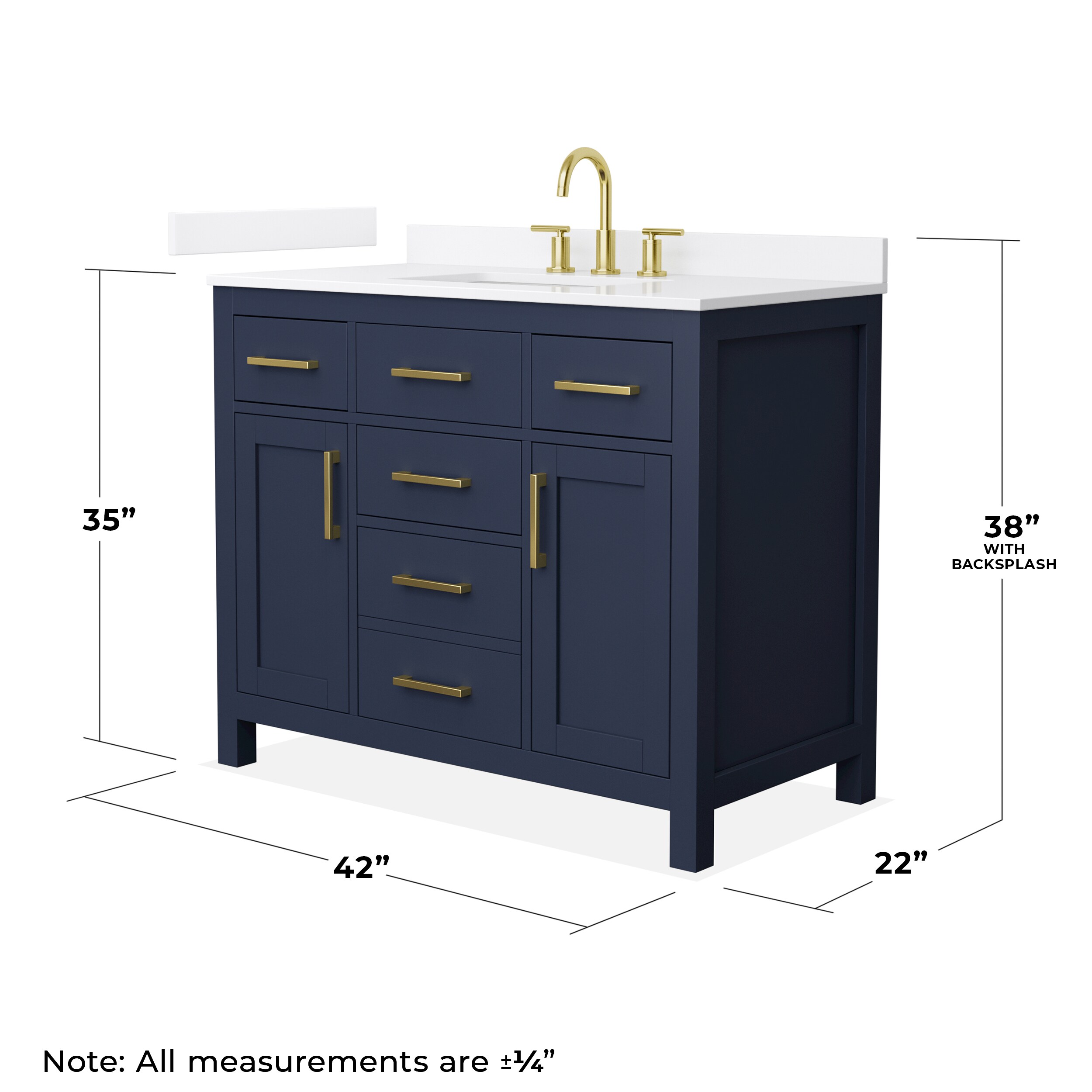 Wyndham Collection WCG242442SBLWQUS3MXX Bath-Vanity-Combo - View #4