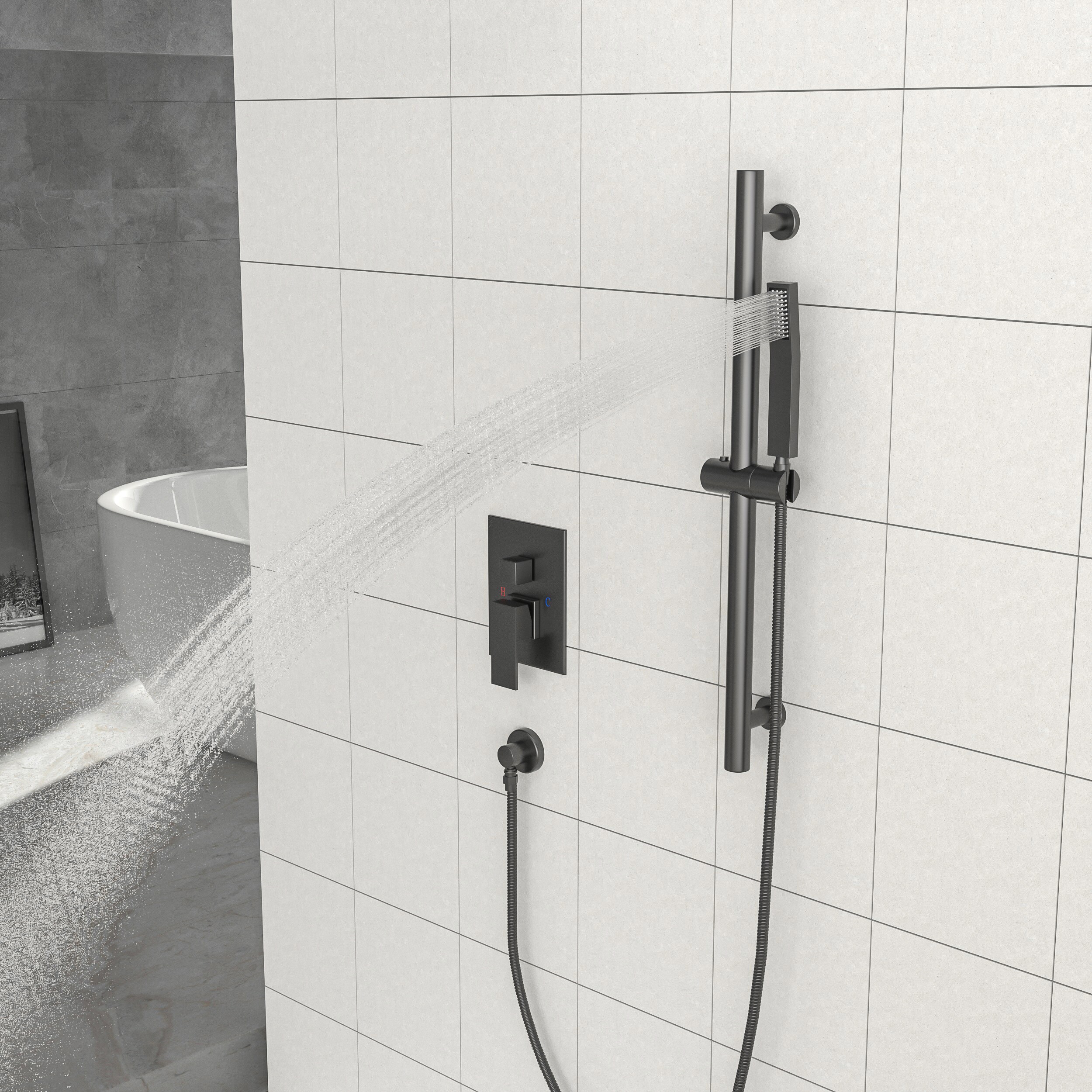 JUSHUA WSY-382386 Tub-Shower-Faucets - View #3