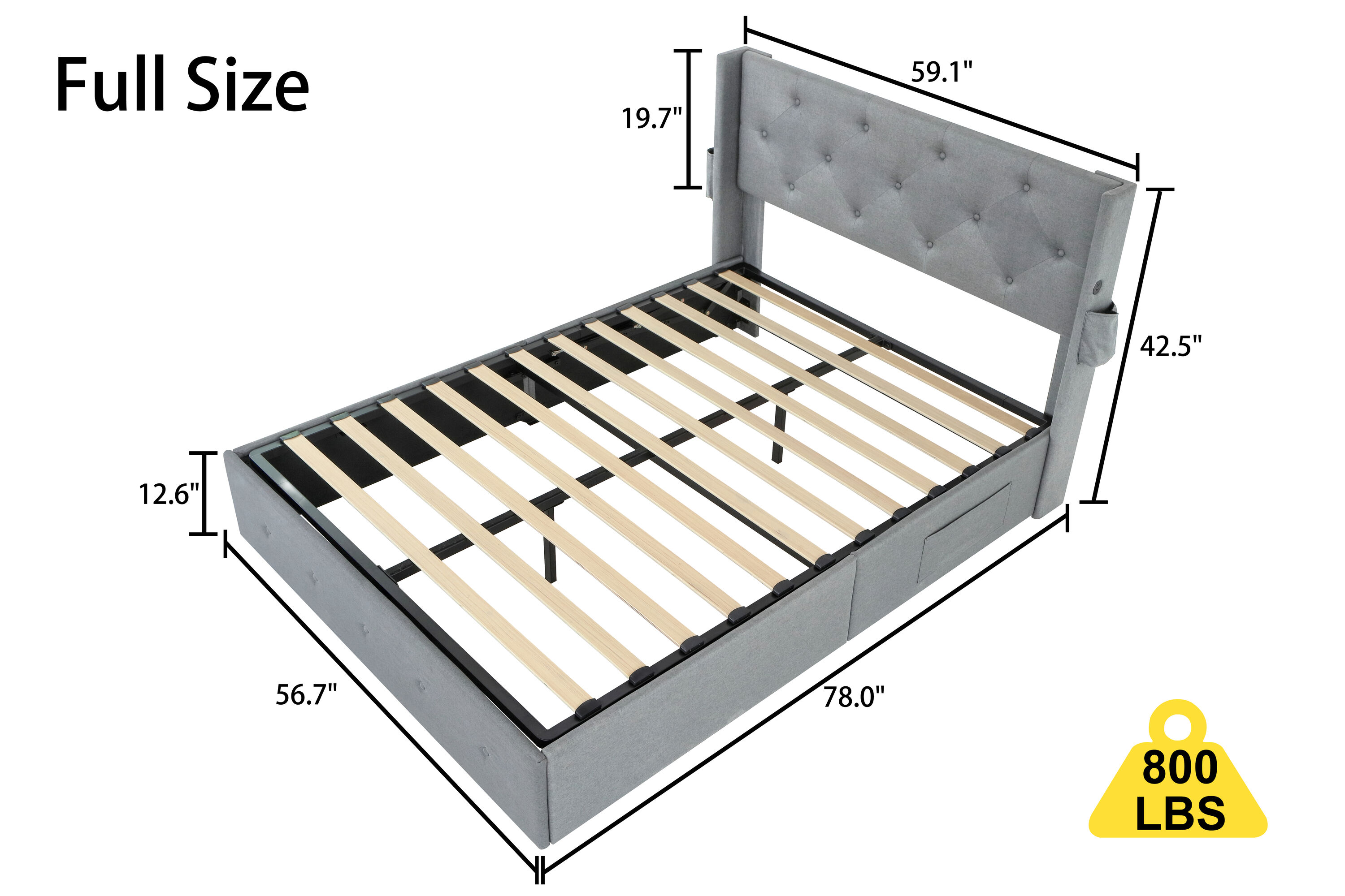 ZAKLOOP WU1960P176241 beds - View #4