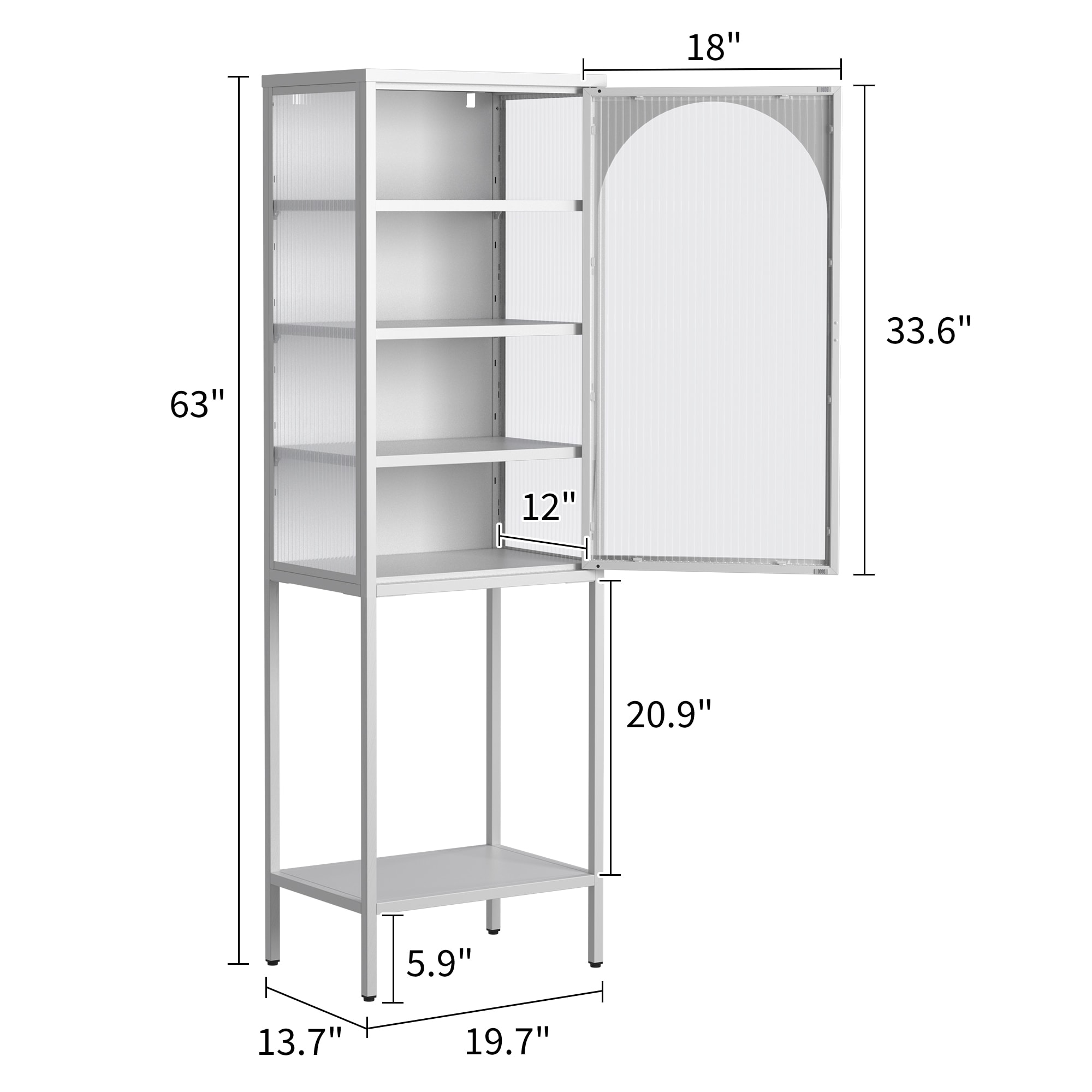 Kahomvis MAKE-QPO2-328 Dining-Kitchen-Storarge - View #3
