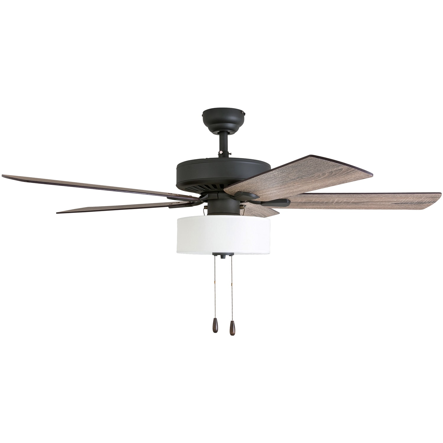 Ultimate Hockey Fans Columbus Blue Jackets 55-in Brushed LED Indoor Downrod  or Flush Mount Ceiling Fan with Light Remote (4-Blade) at