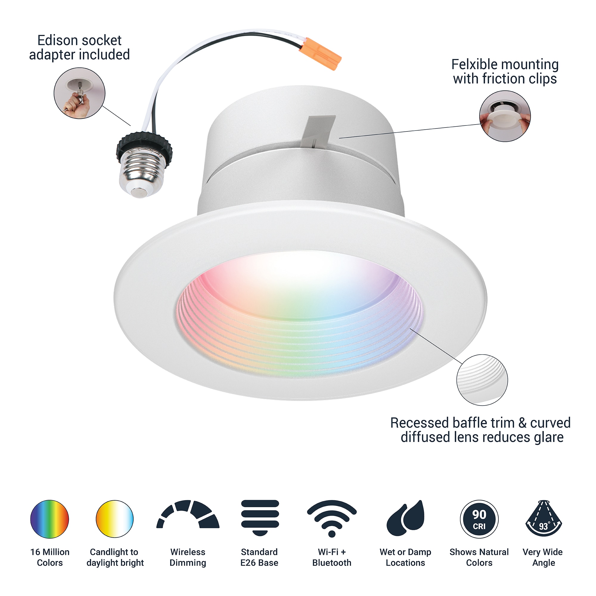 HALO RL4069WZRGBWWHR Led-Retrofit-Downlight - View #3