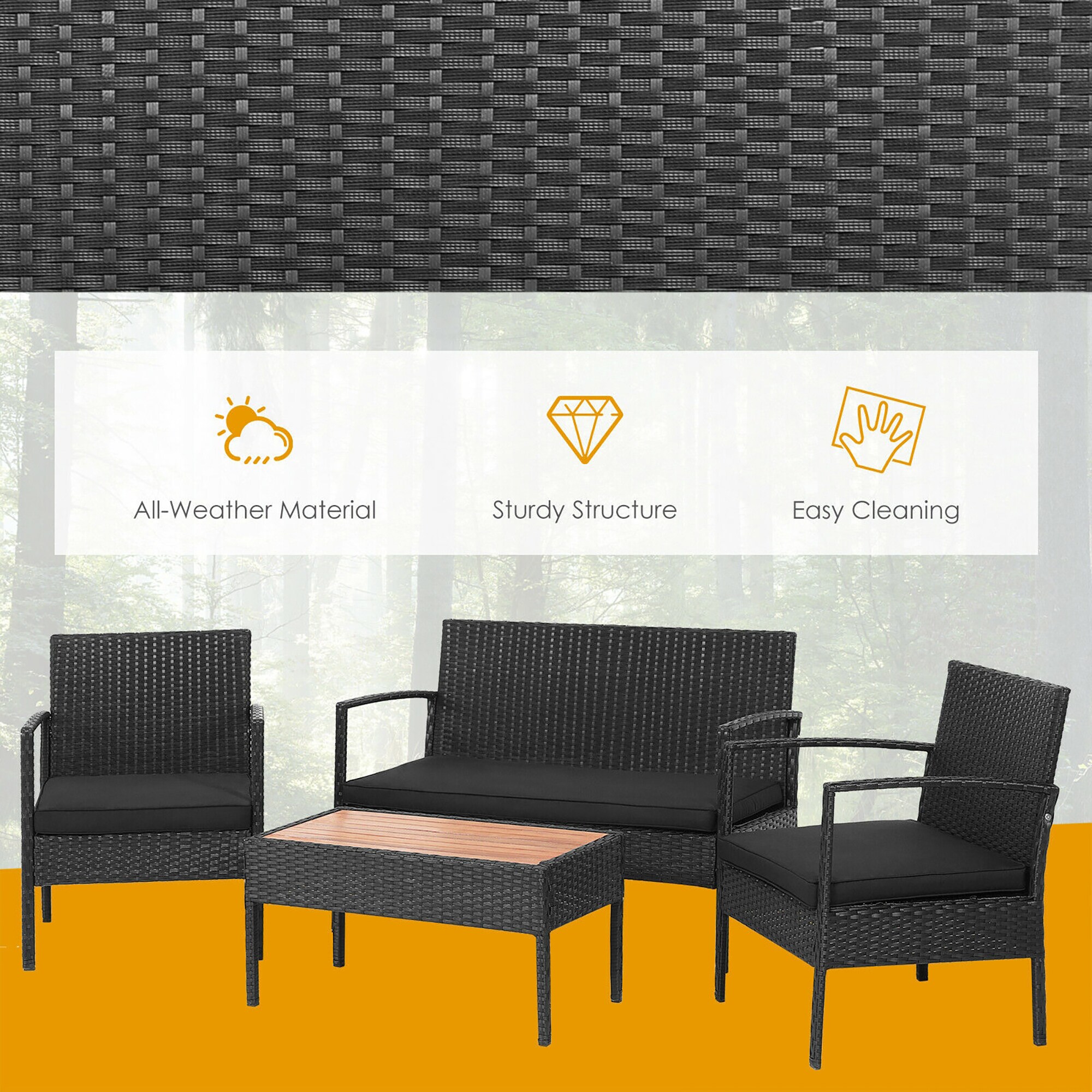 BABOOM BOM-8939-CO Patio-Conversation-Sets - View #9