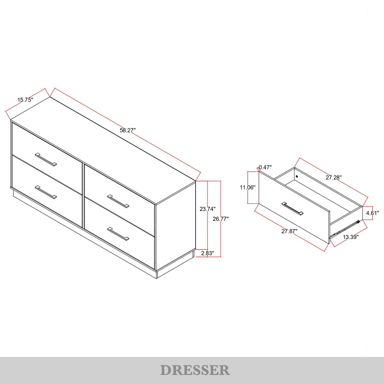 ChaletPosh C8470DR-BN dressers - View #9