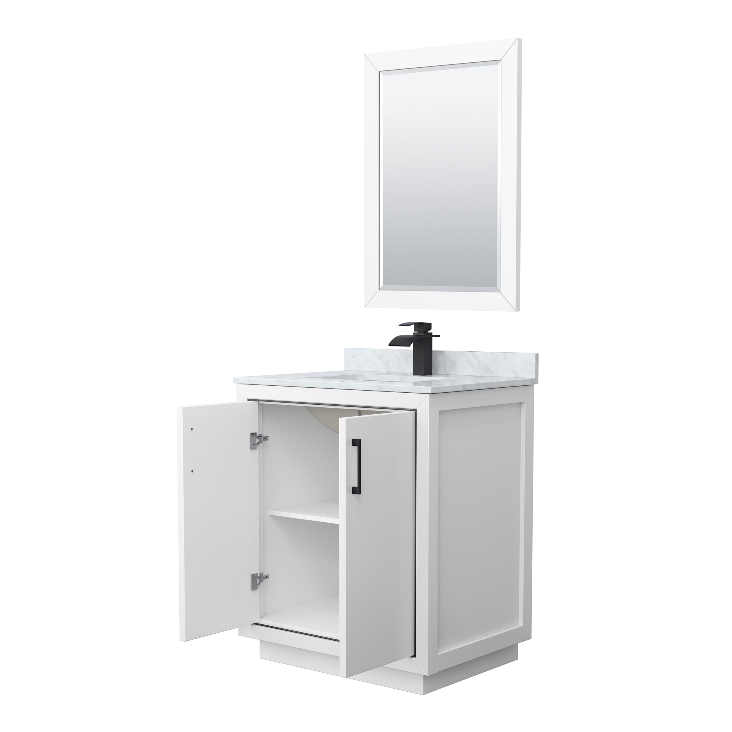 Wyndham Collection WCF111130SWBCMUNSM24 Bath-Vanity-Combo - View #2