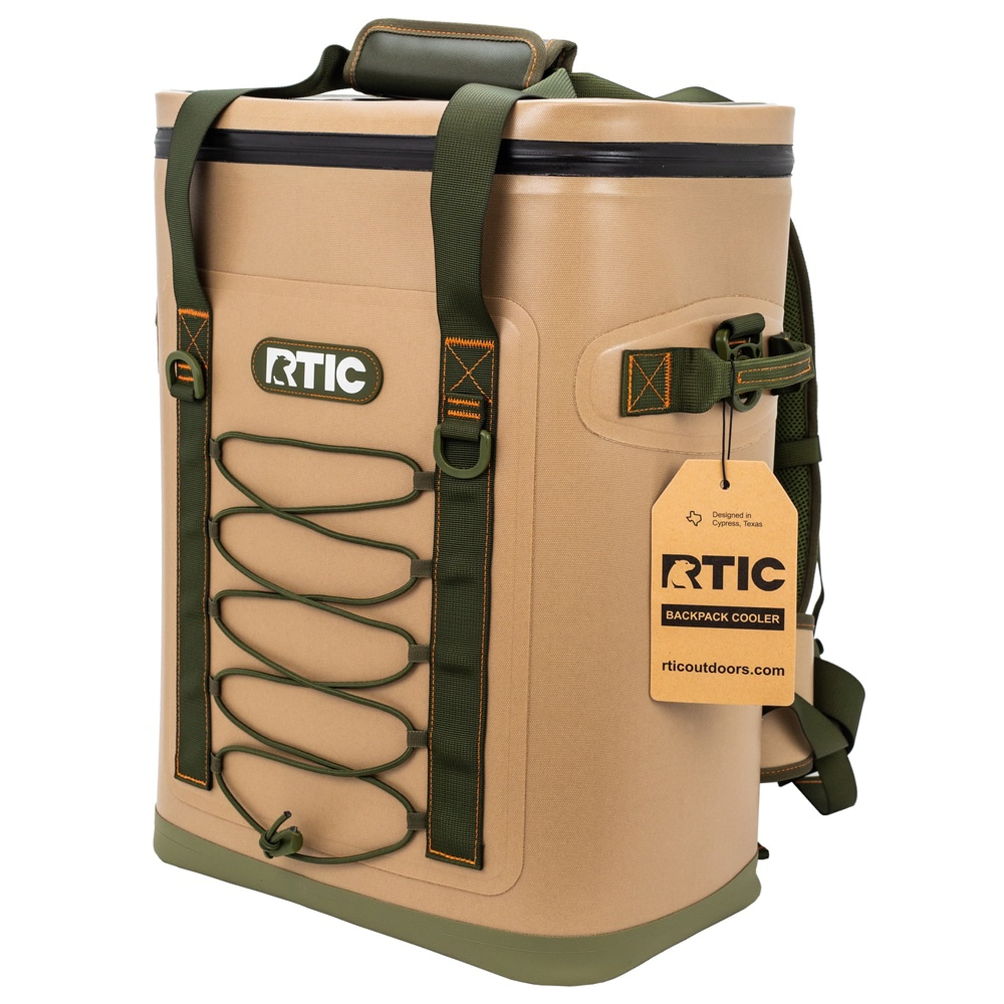 RTIC Outdoors Tan 30 Cans Insulated Backpack Cooler in the