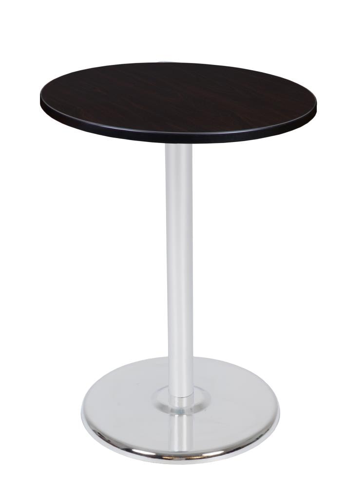 Regency TVCP30RNDMWCM Breakroom Brown 4-Person Training Table (30-in W x 42-in H)