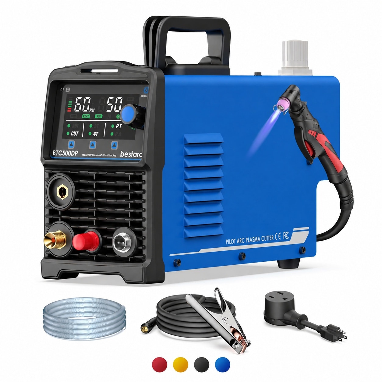 SenQWFa Pilot Arc Plasma Cutter Machine Large LED Display Air Sensor ...