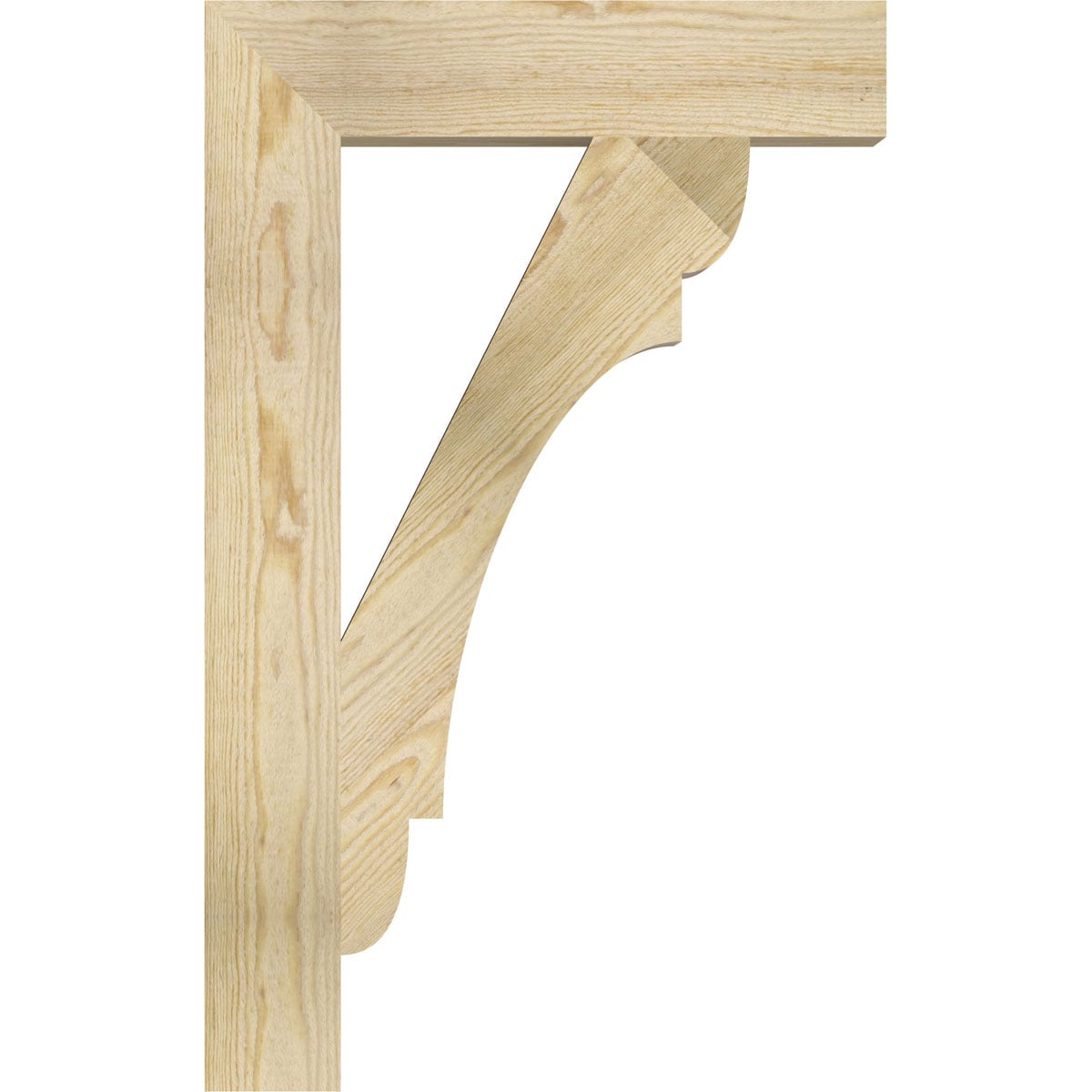 Ekena Millwork BKT04X20X32OLY05RDF Exterior-Brackets-Braces - View #3
