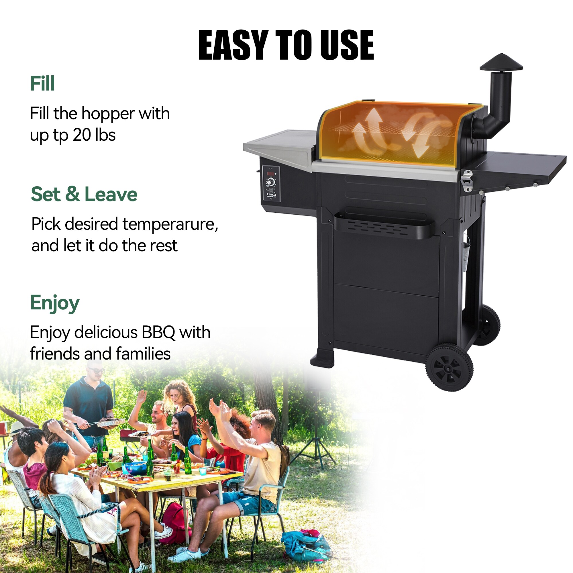 Z GRILLS ZPG-6002B4E Pellet-Grills - View #5