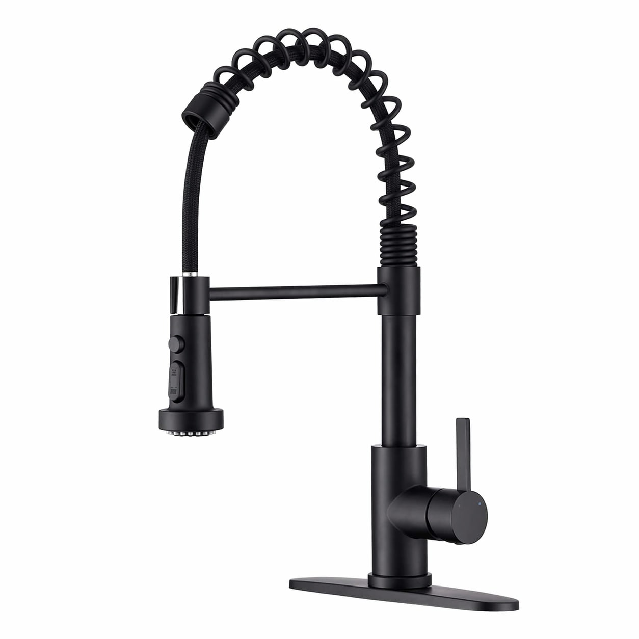 AOIZGMY  Faucet for Kitchen Sink Black Kitchen Faucet with Pull Down Sprayer Modern Commercial Spring Pull Out Kitchen Sink Faucet