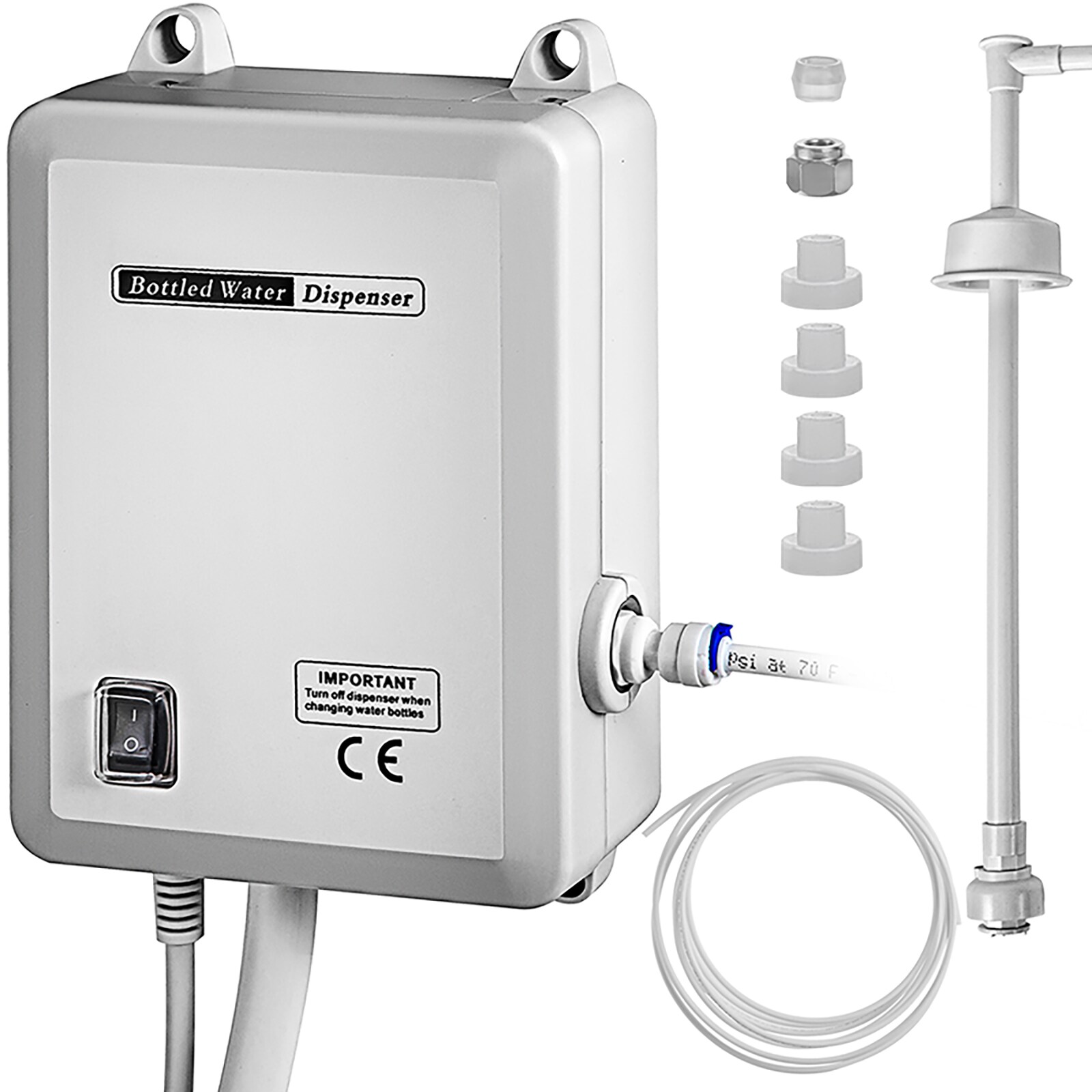 20 FT 110V Bottled Water System White Top-loading Cold and hot Water cooler filtration system